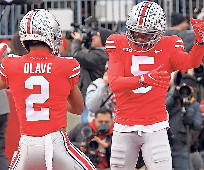 Garrett Wilson picked number 10 by the New York Jets in the 2022 NFL