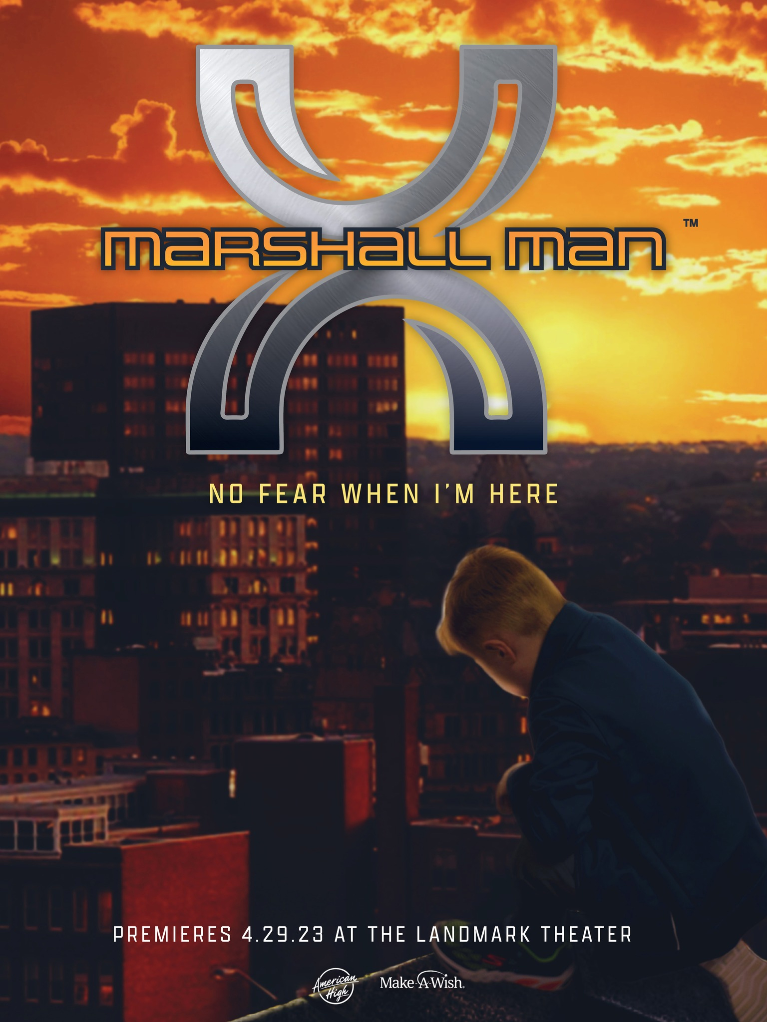 Marshall Sepello, 9, writes, directs and stars in his own superhero movie, "Marshall Man," shot in Liverpool, N.Y., with help from Make-A-Wish CNY and American High.