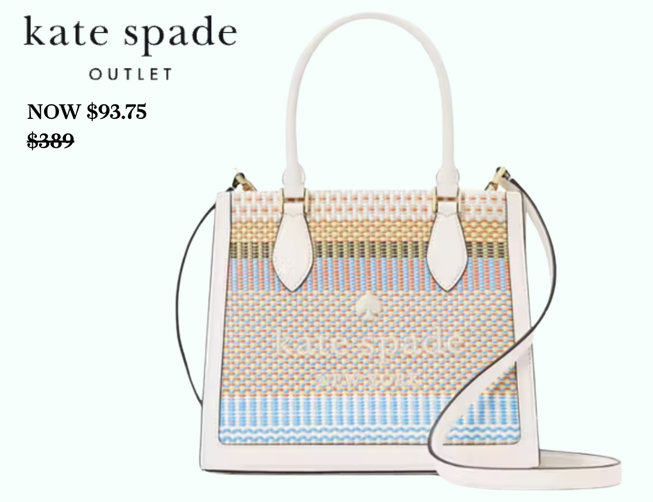 【Kate Spade】Ellie Straw Small Tote ◆国内発送◆ PO KS Ellie Straw Small Tote Rp. 2.800.000 Measurements