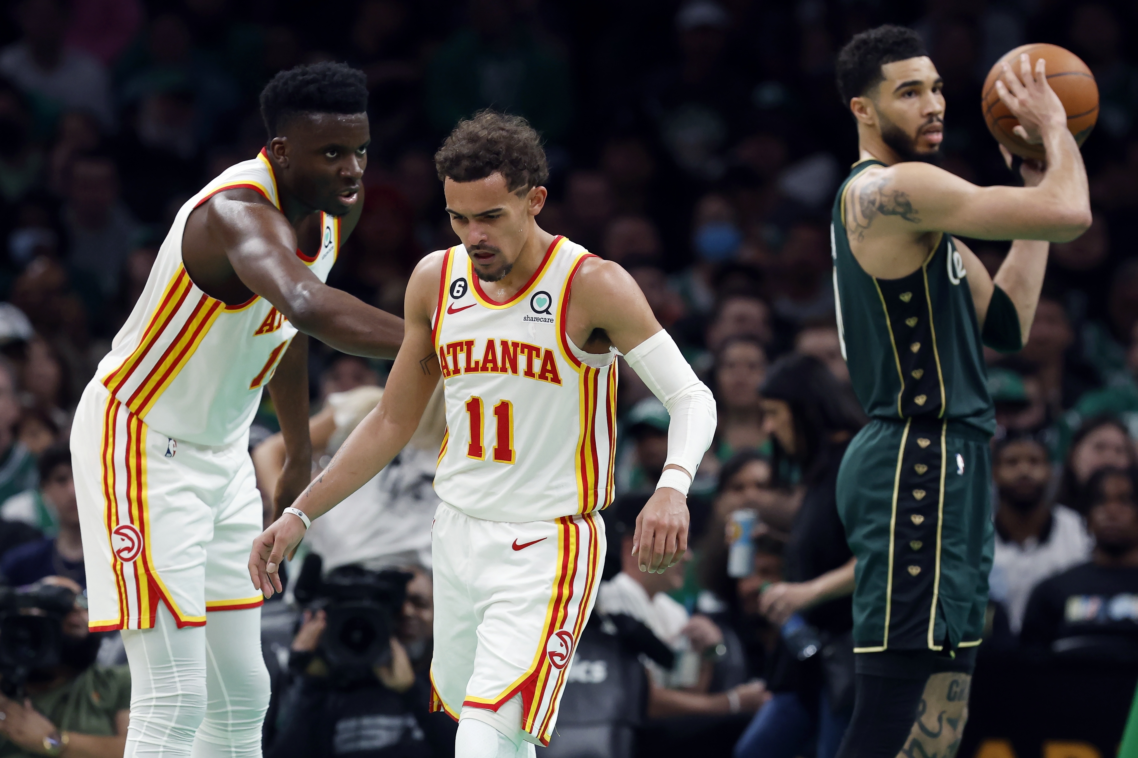NBA Playoffs: Trae Young hits game-winner to give Hawks first