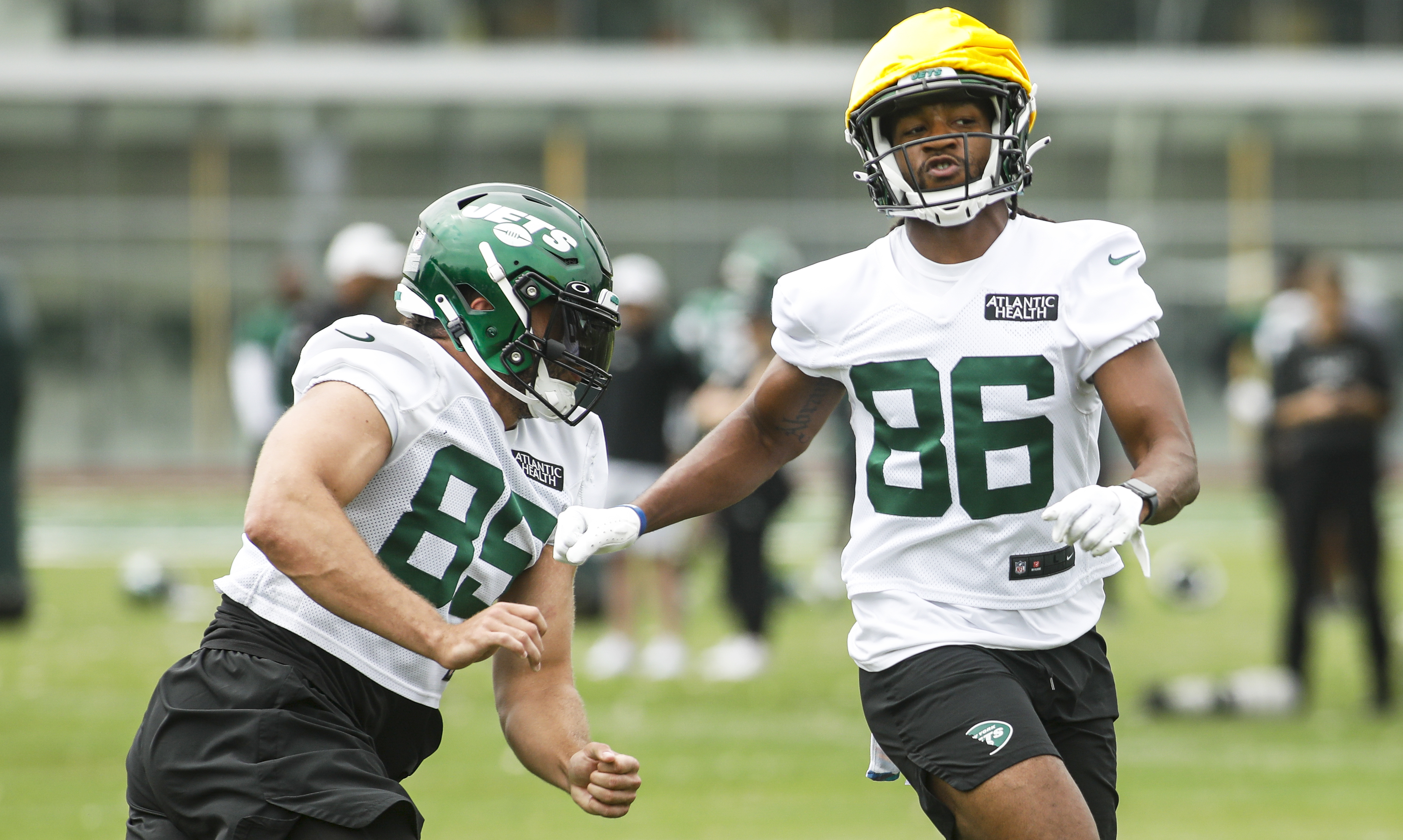 New York Jets OTA practice on June 1, 2022 