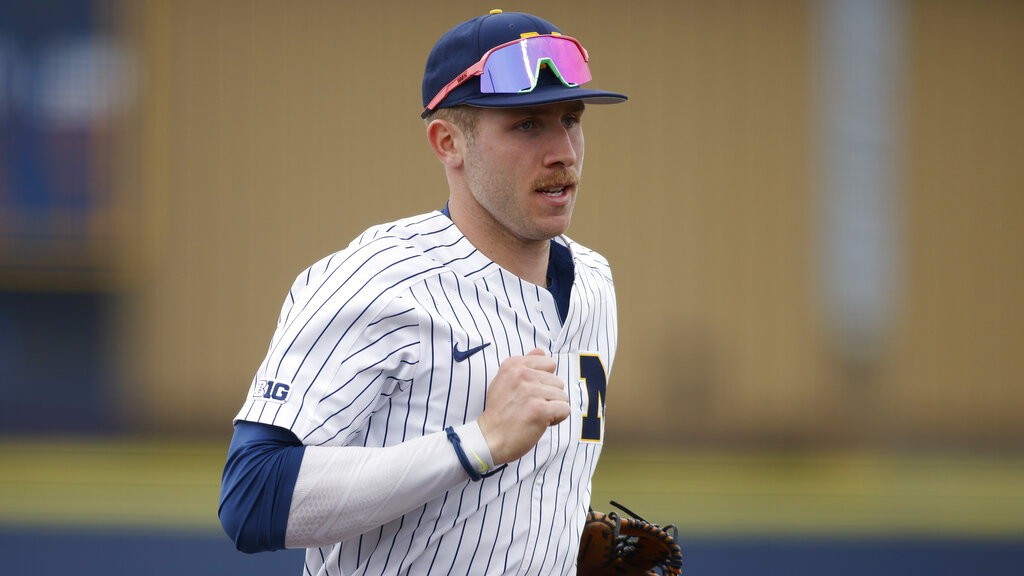 Michigan Baseball on X: Michigan Man Joe Stewart @joestew5 was unleashed  in his only season in Ann Arbor. ☑️ Average ☑️ Power ☑️ Speed ☑️ Covers  Ground ➕ Arm #Dude Alert for @