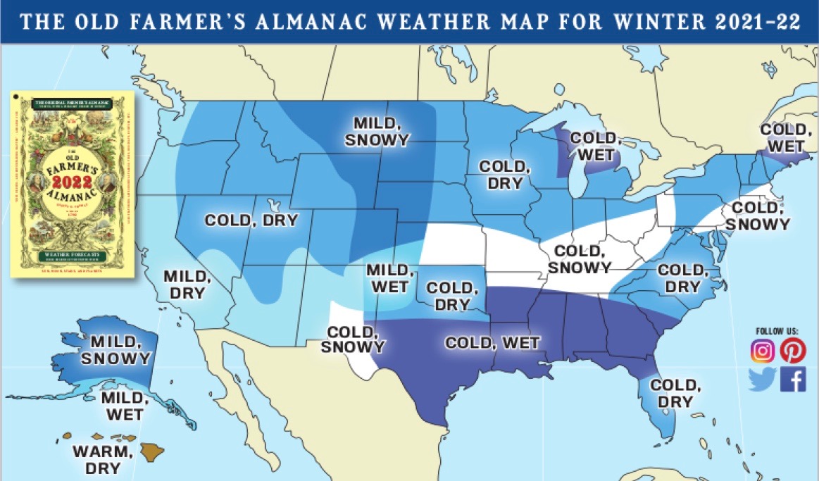 2021 fall and winter forecasts: Warm fall, stormy winter in early