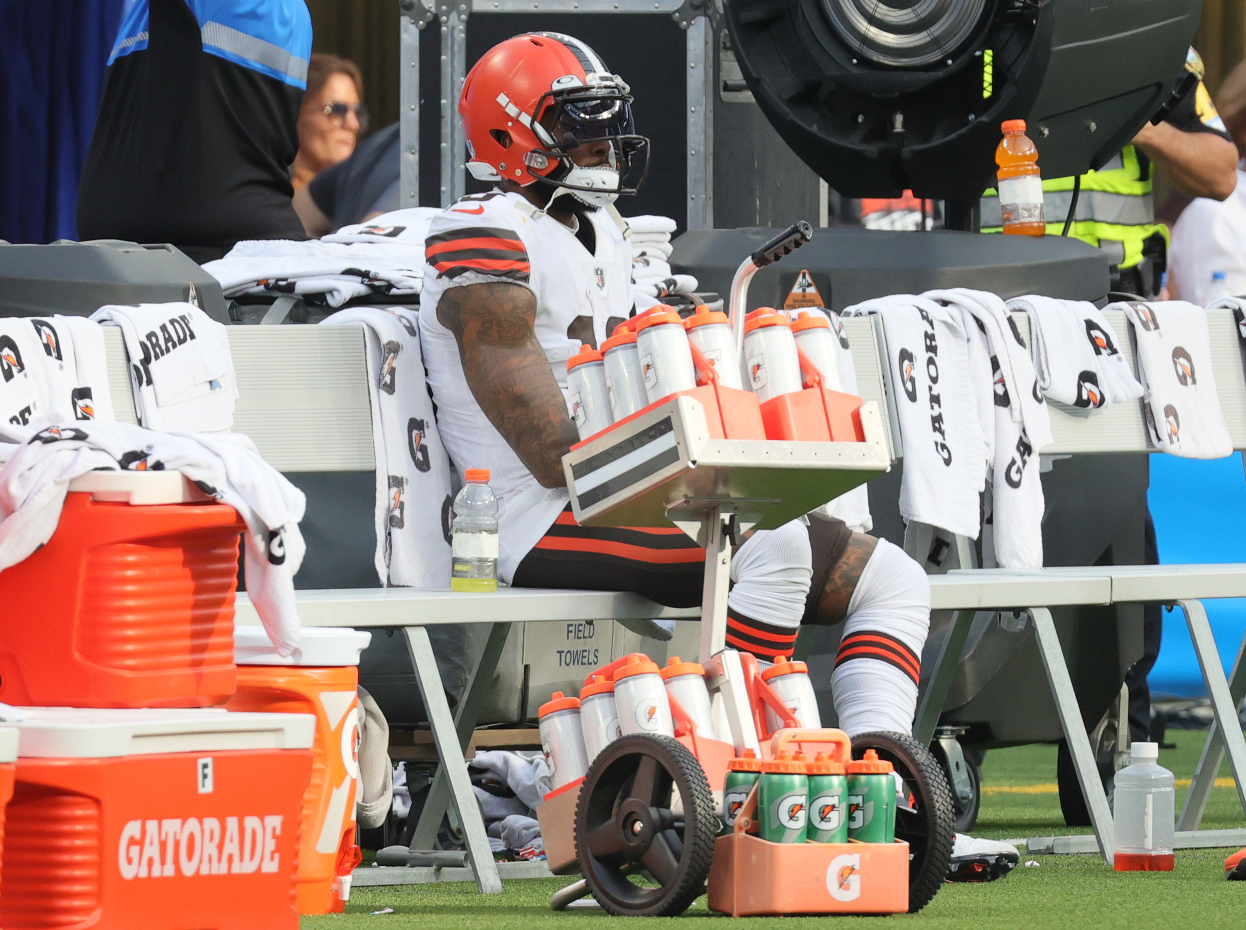 The Odell Beckham Jr. Cleveland Browns jerseys have dropped online