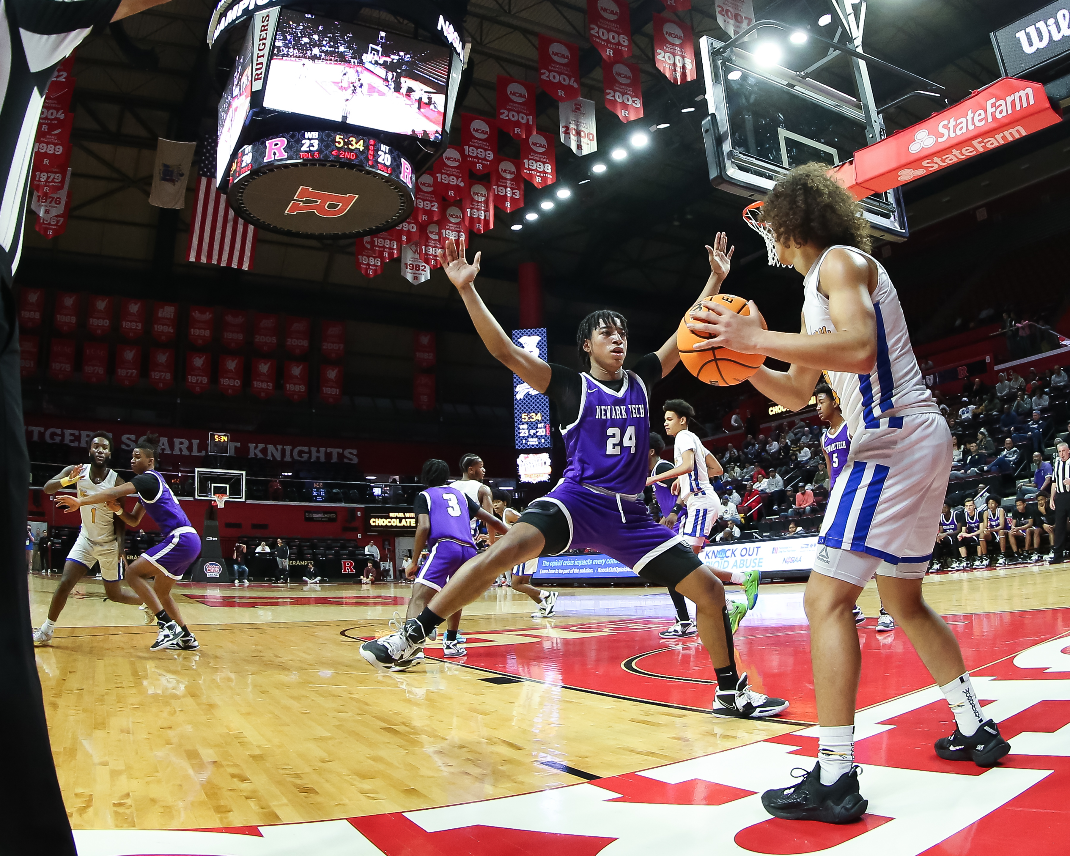 Boys Basketball: Newark Tech vs Woodbury in boys basketball NJSIAA ...