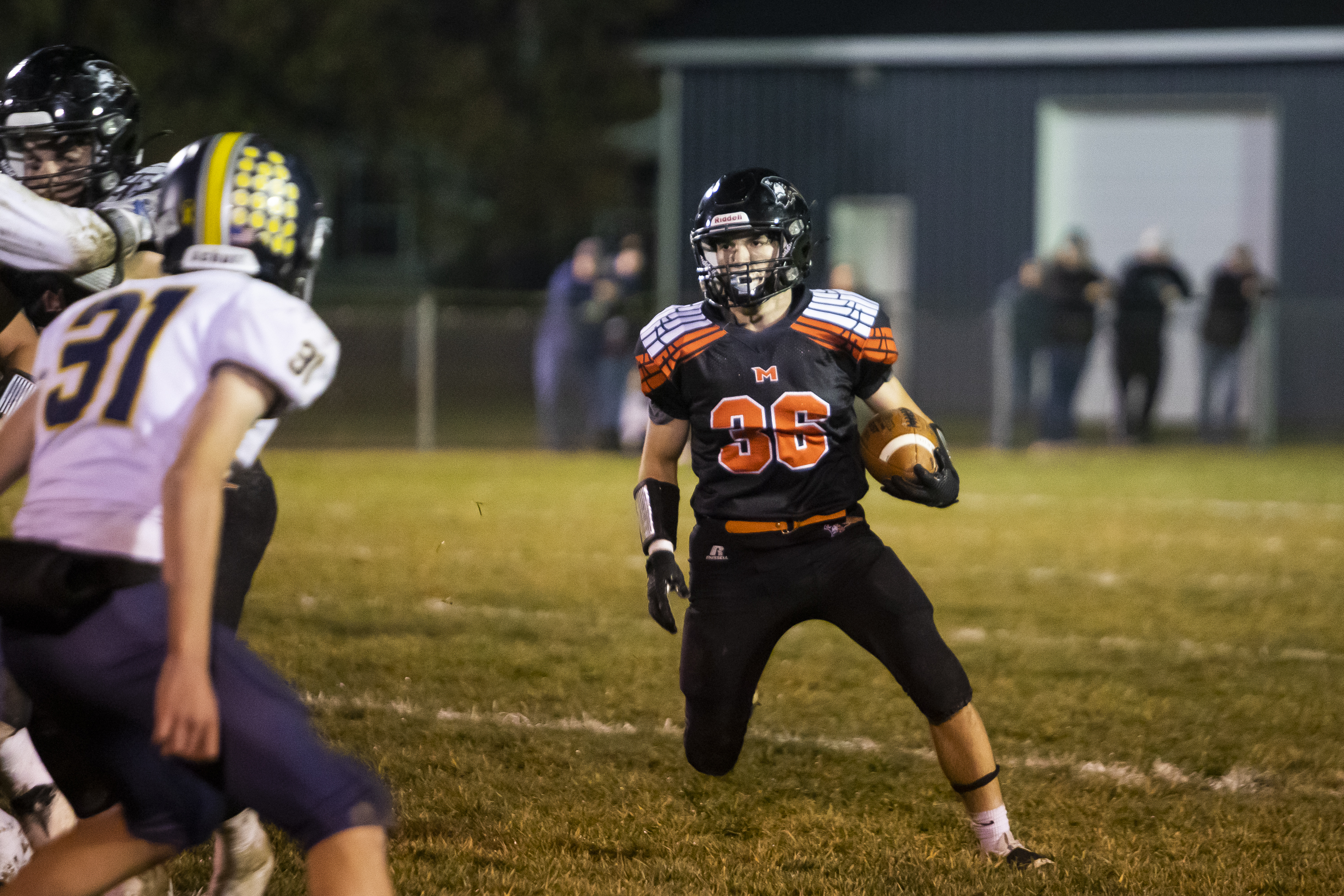 Merrill High School football hosts Breckenridge High School - mlive.com