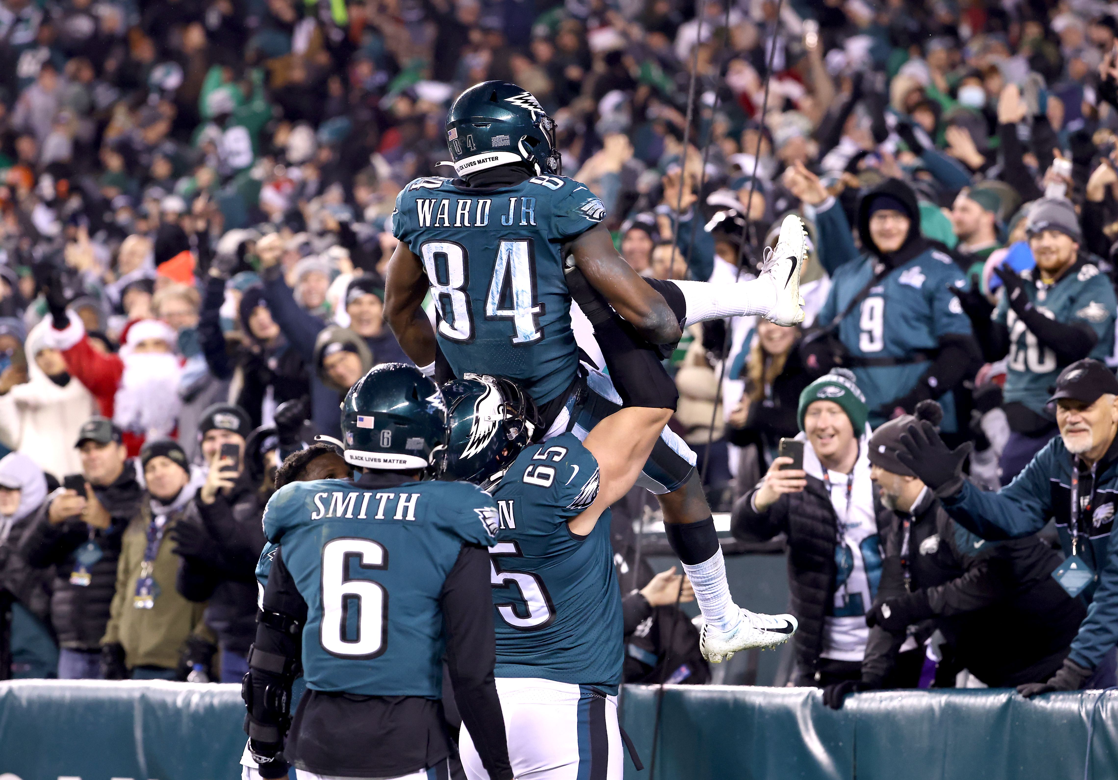 Watch Eagles star Dallas Goedert as he erase his fathers sins