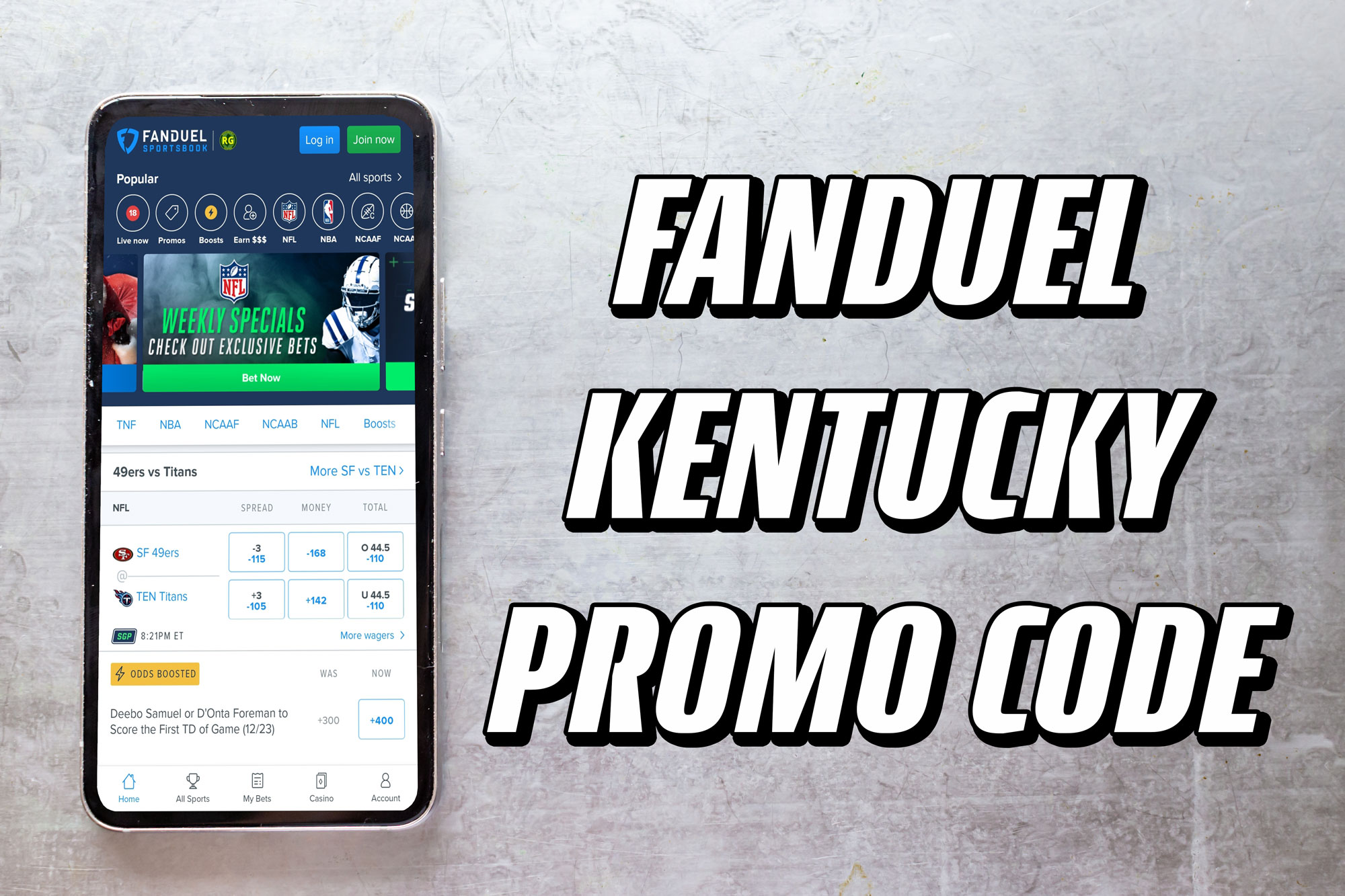 FanDuel Kentucky Early Sign-Up Earns $100 Off NFL Sunday Ticket