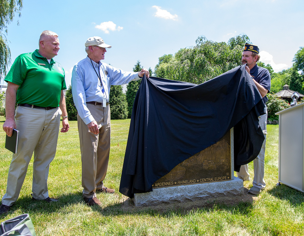 WWII 8th Armored Division monument dedication at Army Heritage