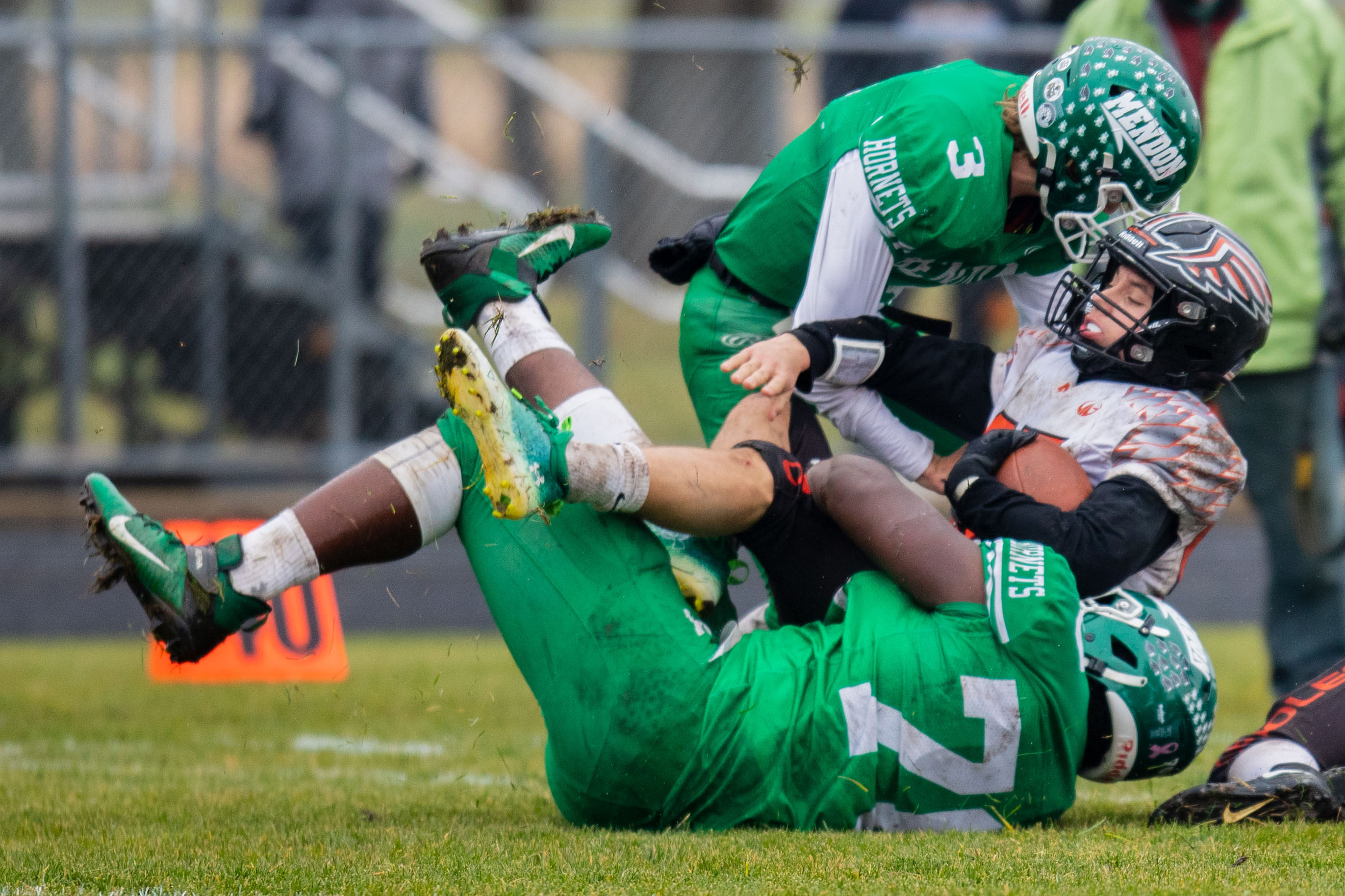 Mendon face off against Morrice in eightplayer football