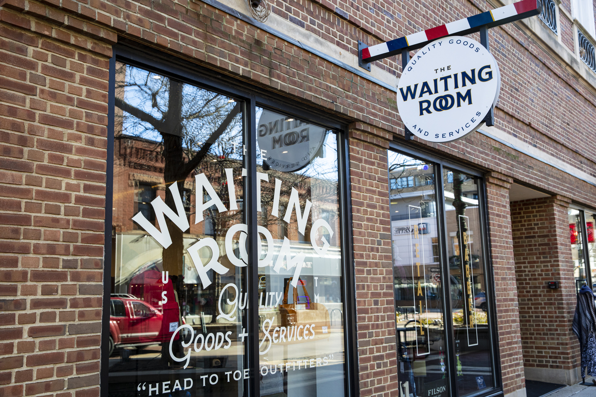 The Waiting Room retail store and in downtown Kalamazoo