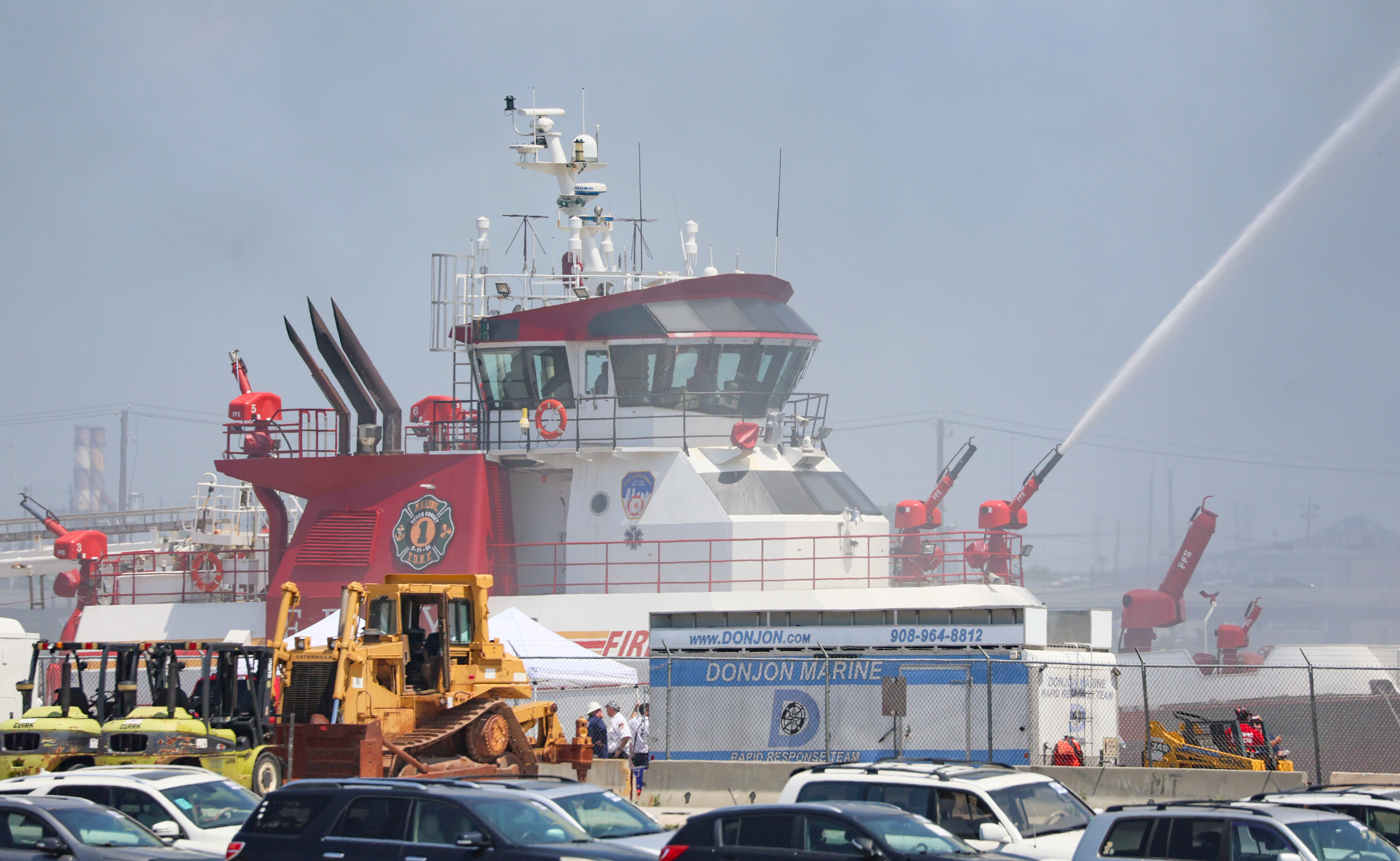 Two Newark firefighters killed battling ship fire - nj.com