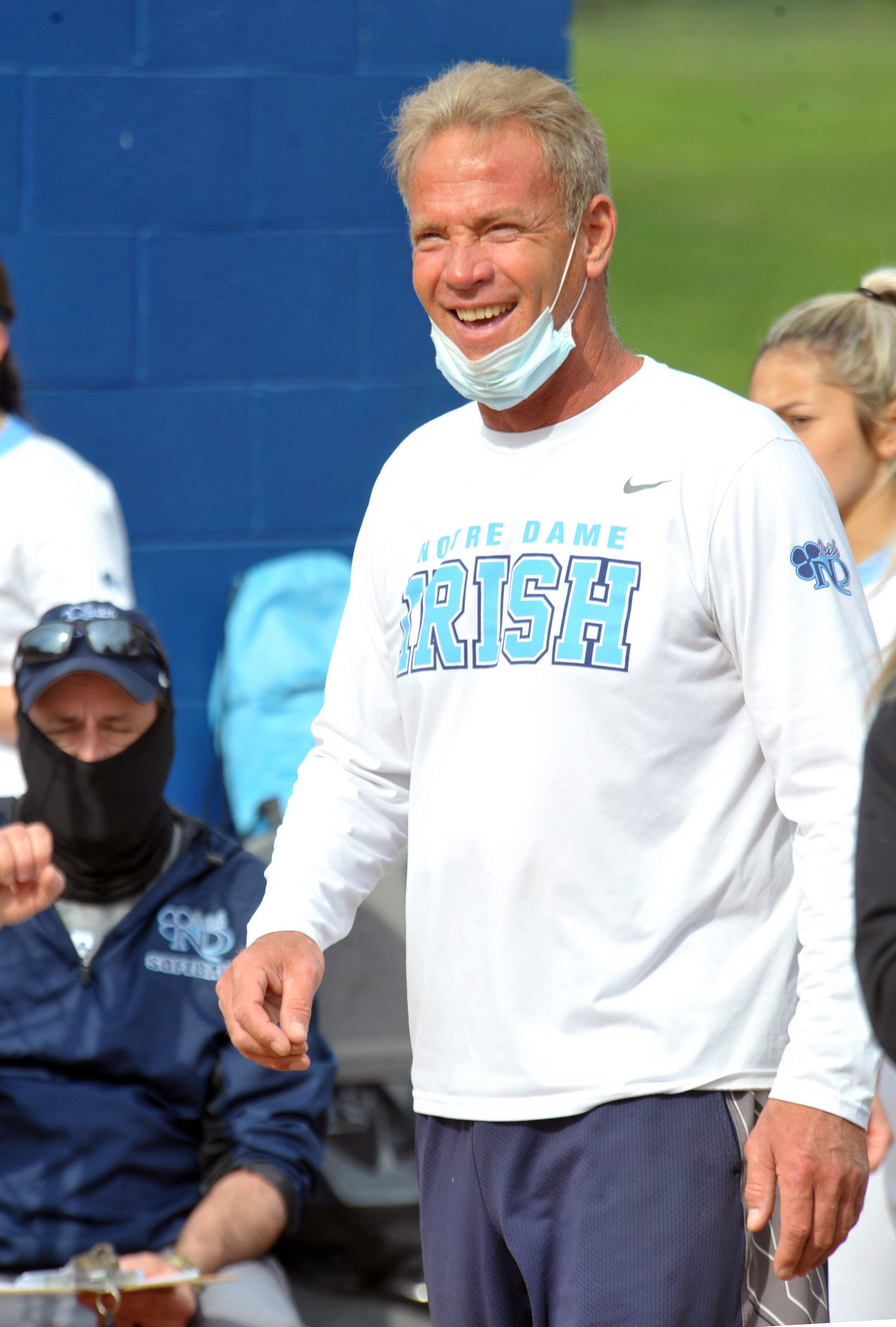 High School Softball Hightstown High School at Notre Dame High School