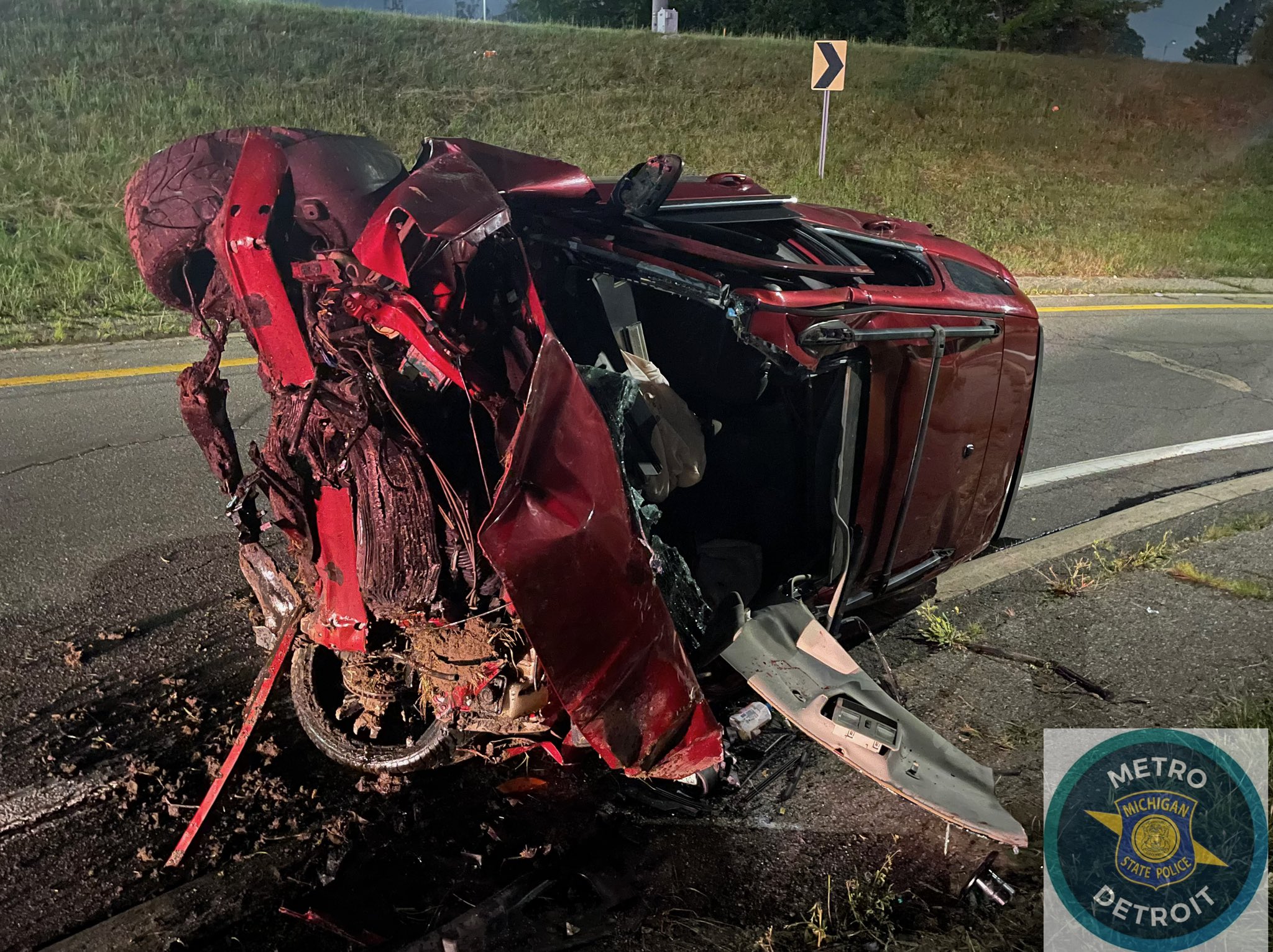 Man, 31, dies after vehicle goes airborne in crash on Michigan highway