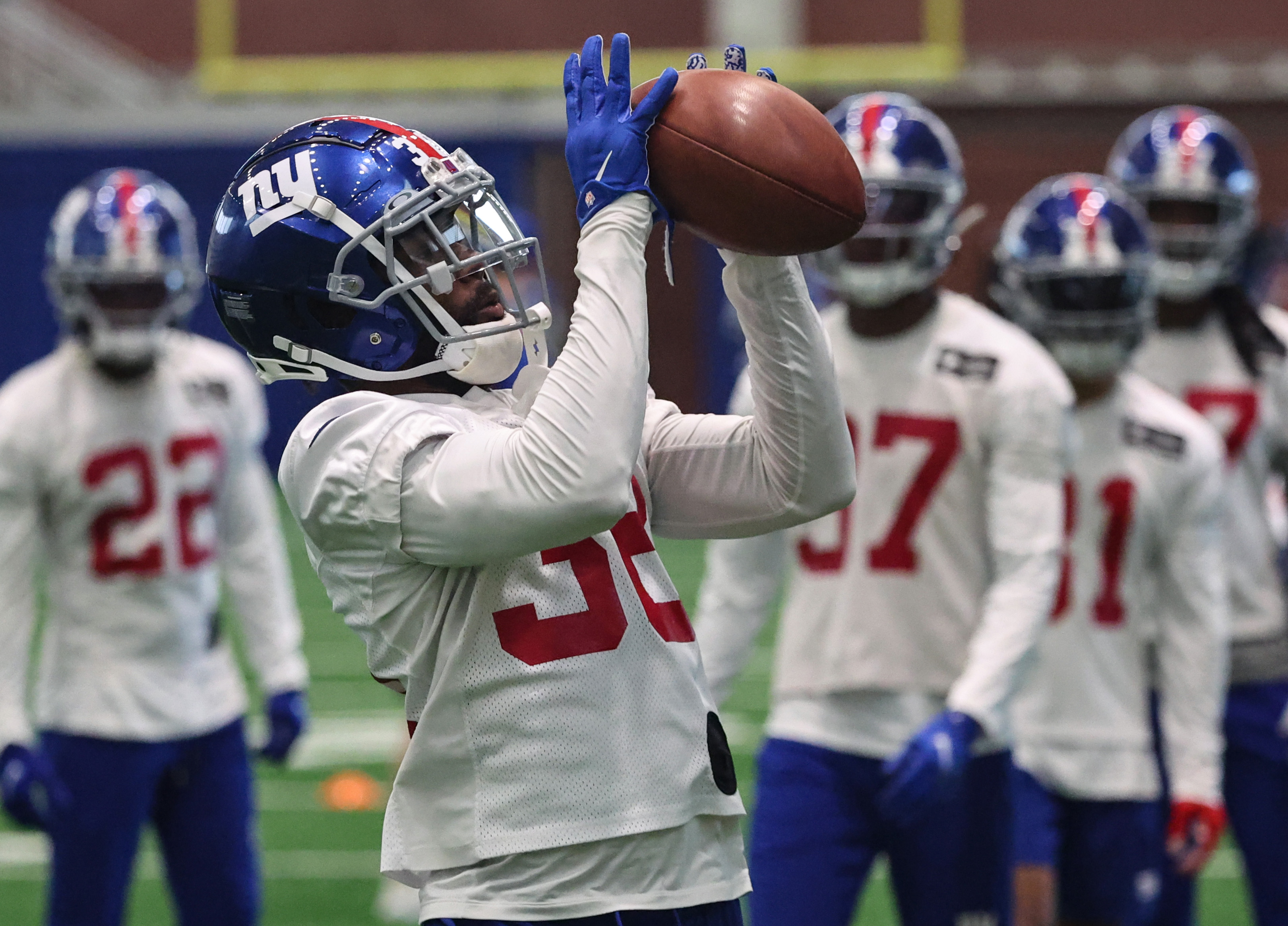 N.Y. Giants 2022 OTA practice session 