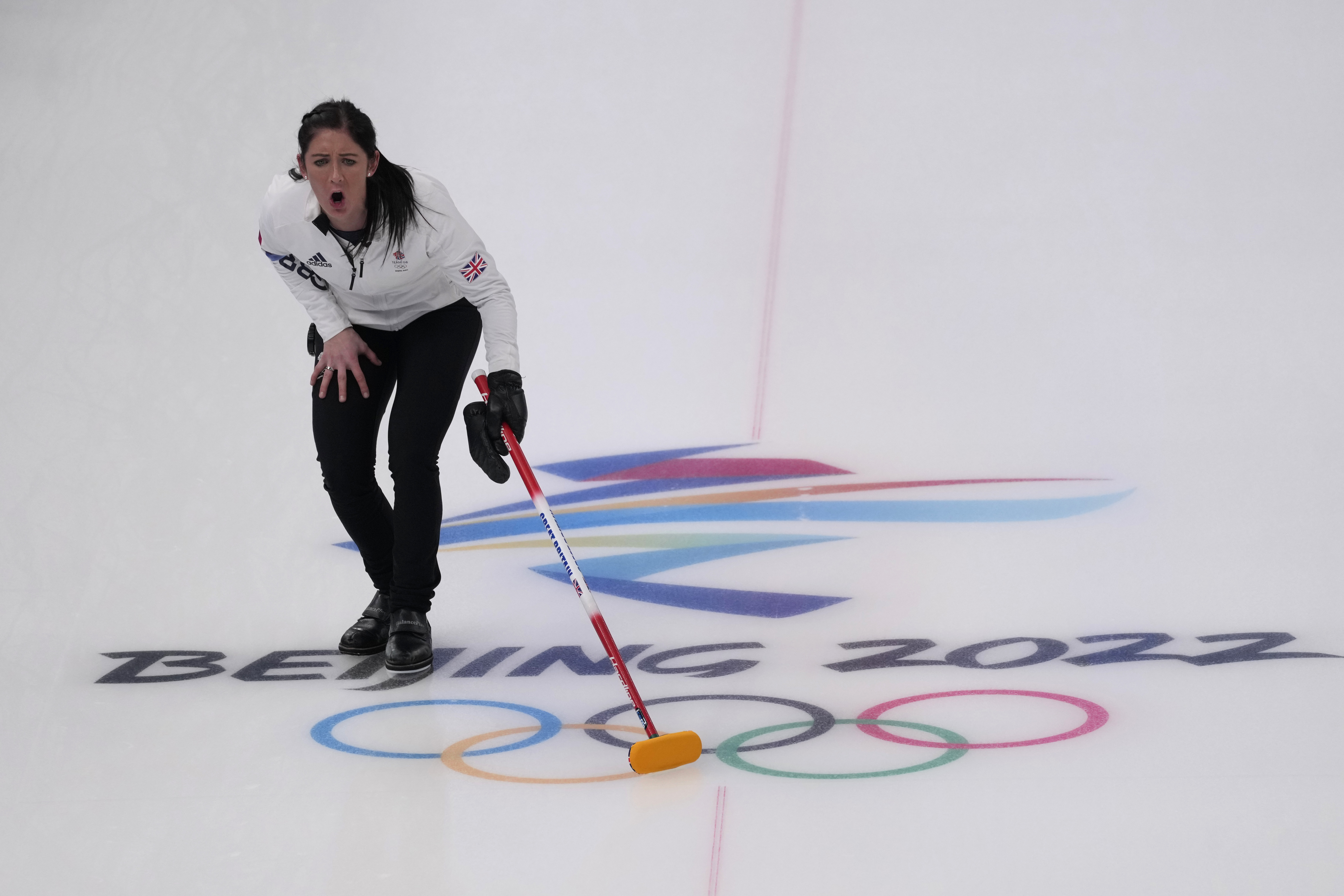 womens curling on tv today