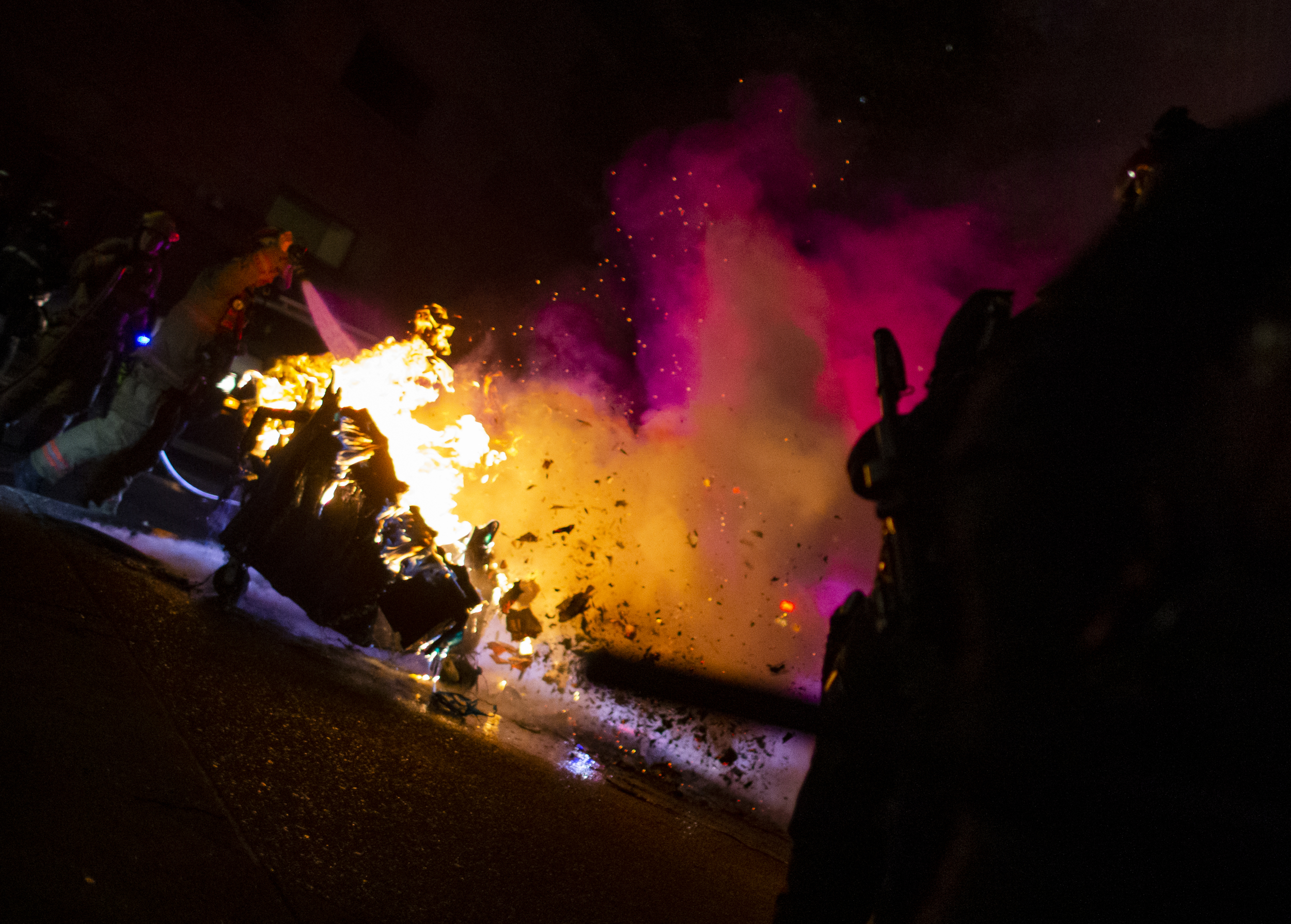 Portland police declare riot on anniversary of George Floyd’s murder ...