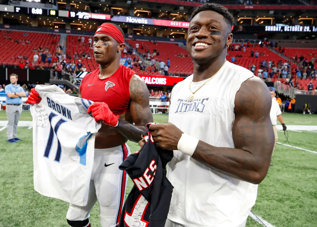 Former Falcons WR Julio Jones will wear No. 2 for the Titans