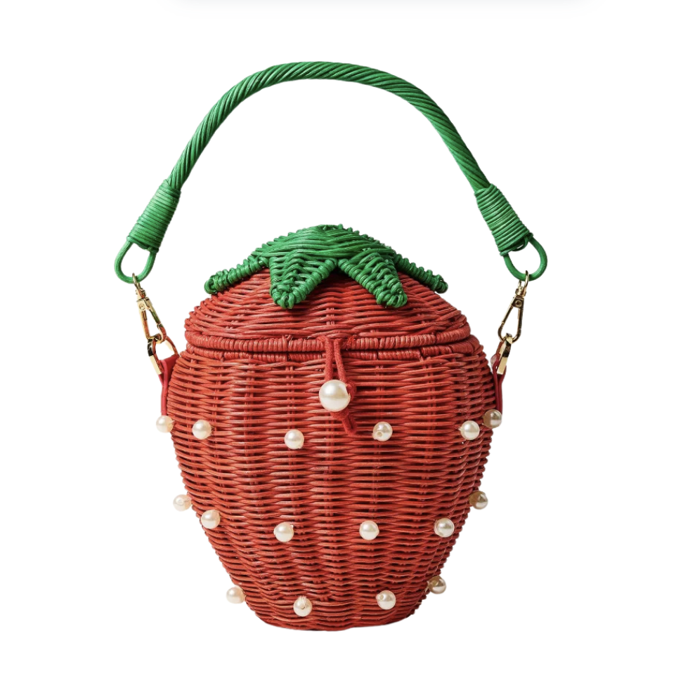 最終値下げ　Kate Spade かごバッグパール付き　target 米国限定 Kate spade × Target コラボ パール付きかごバッグ - メルカリ