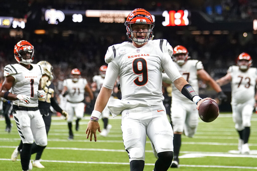 Joe Burrow earns honors for Week 6 outburst vs. Saints