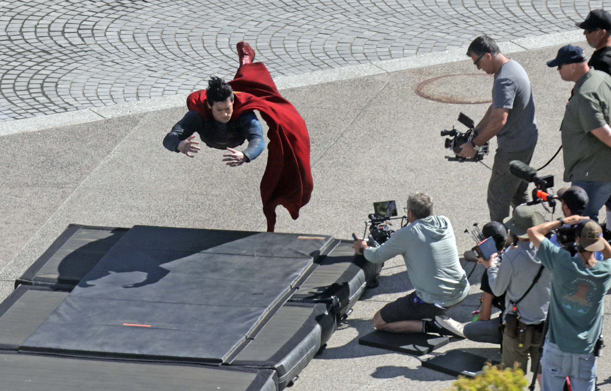 Superman movie resumes at Cleveland’s Public Square, July 2, 2024 ...