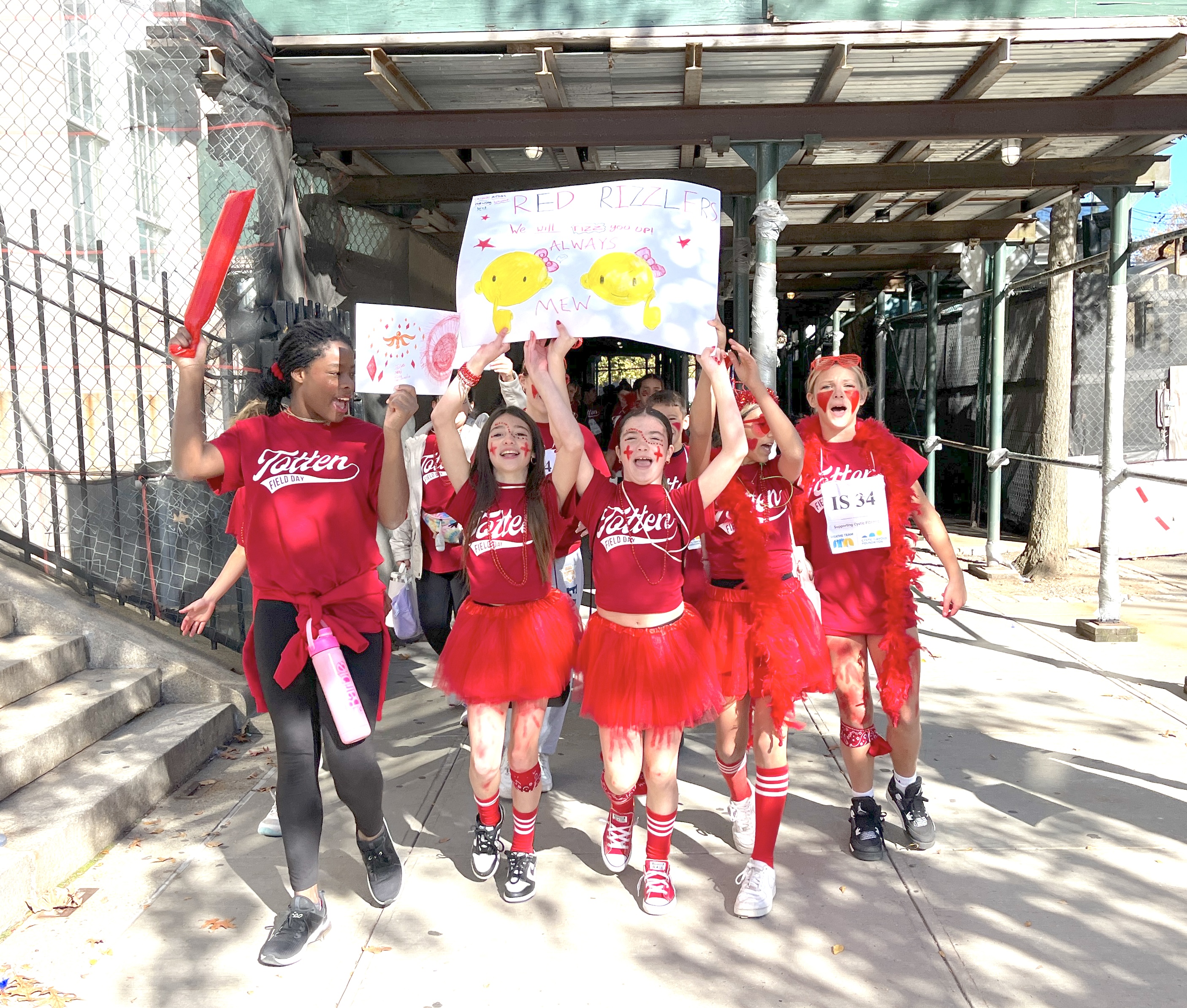 I.S. 34 student micro marathon - silive.com