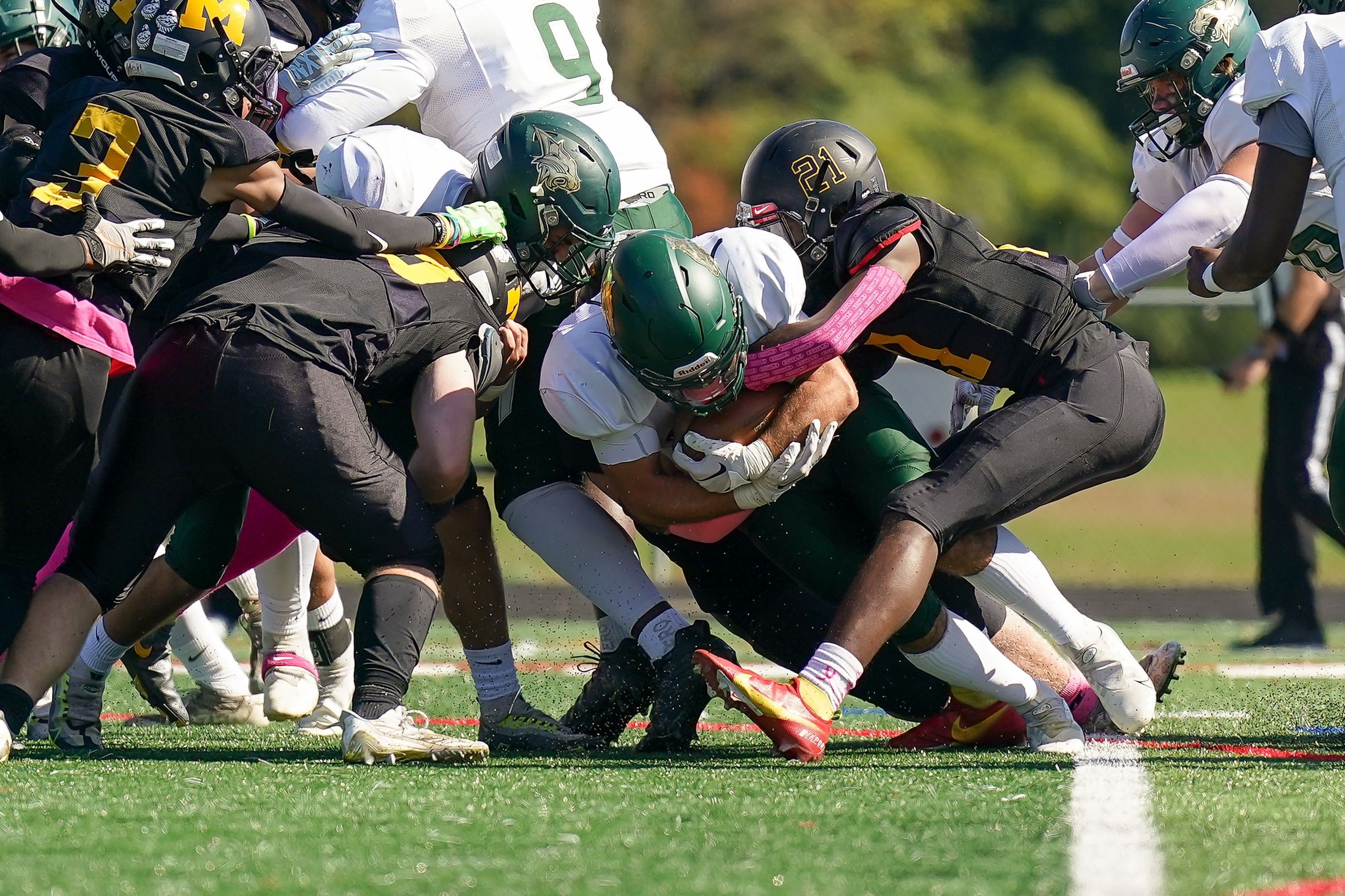 Football: Pinelands Regional vs Monmouth Regional on October 15