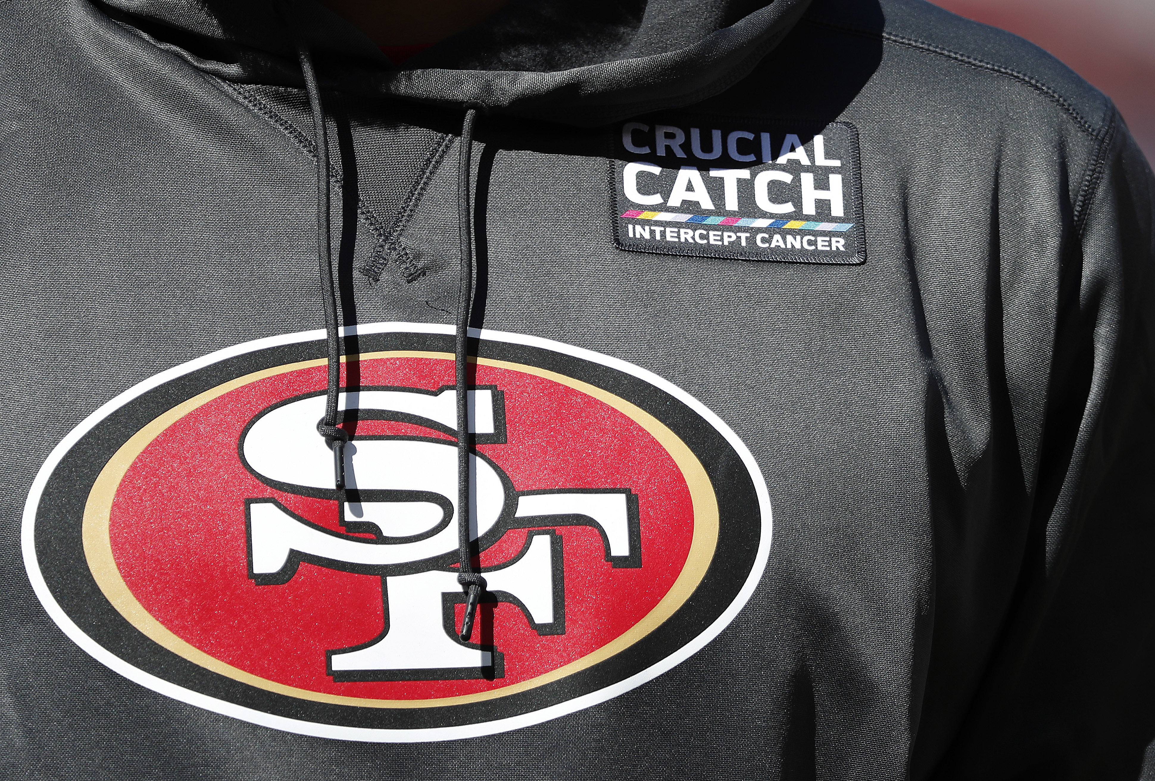 Intercept Cancer San francisco 49ers 2022 NFL Crucial Catch