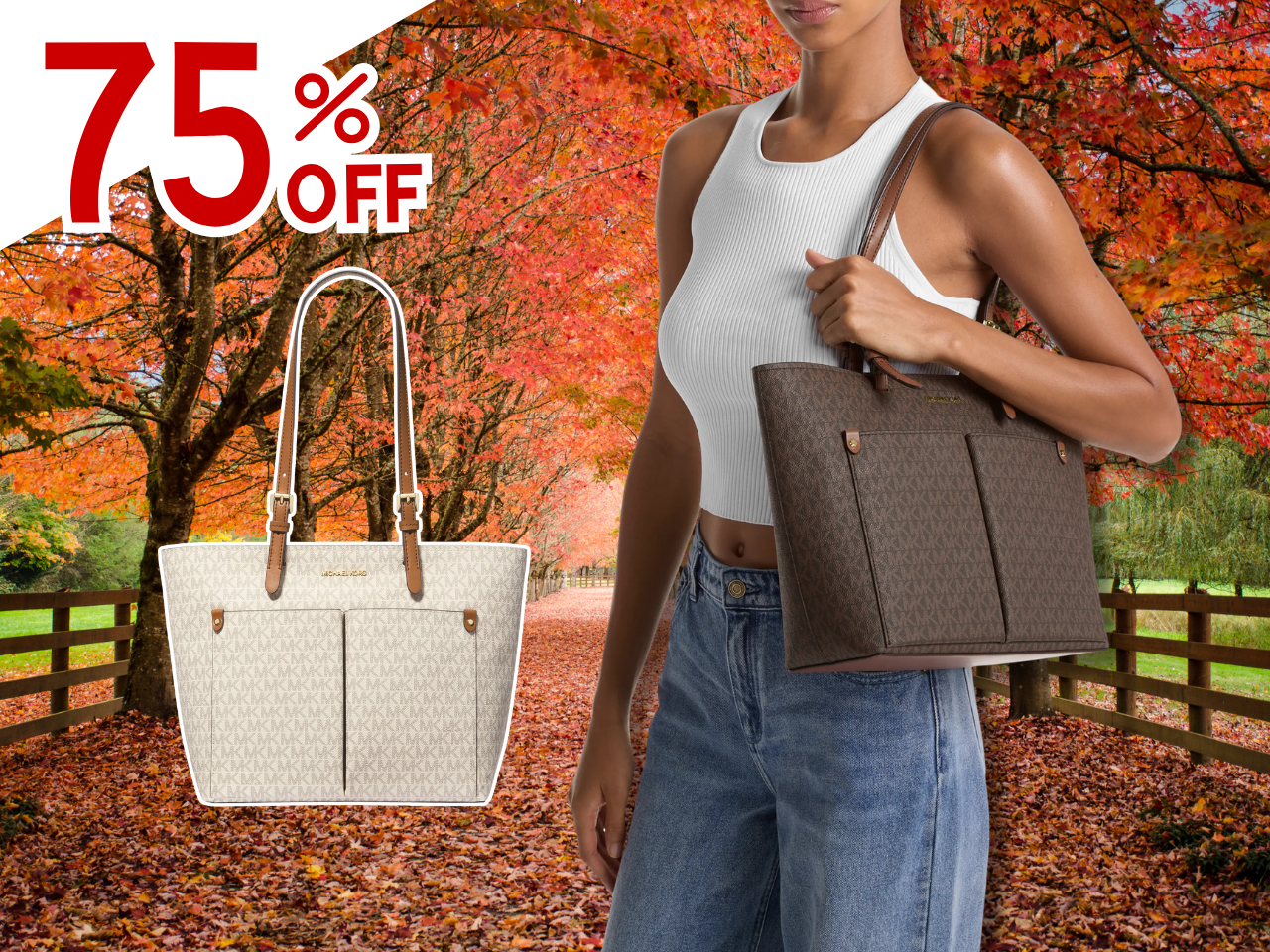 Michael Kors Outlet Jet Set Logo Tote deal drops viral style from