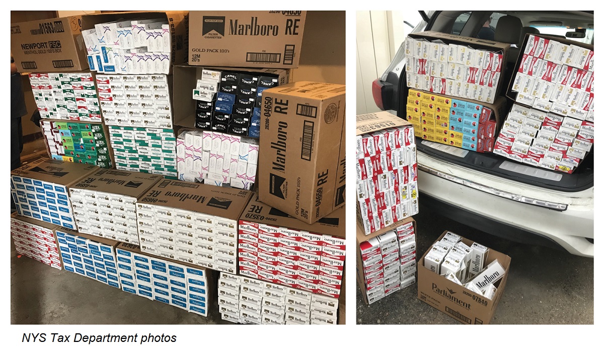 carton of cigarettes nyc 800 cartons of illicit cigarettes, $63,500 in cash seized on Staten Island,  feds say