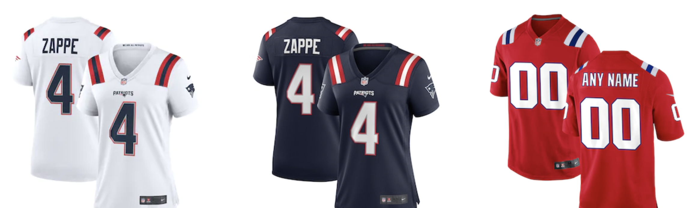New England Patriots Men's custom Nike Elite navy blue jersey