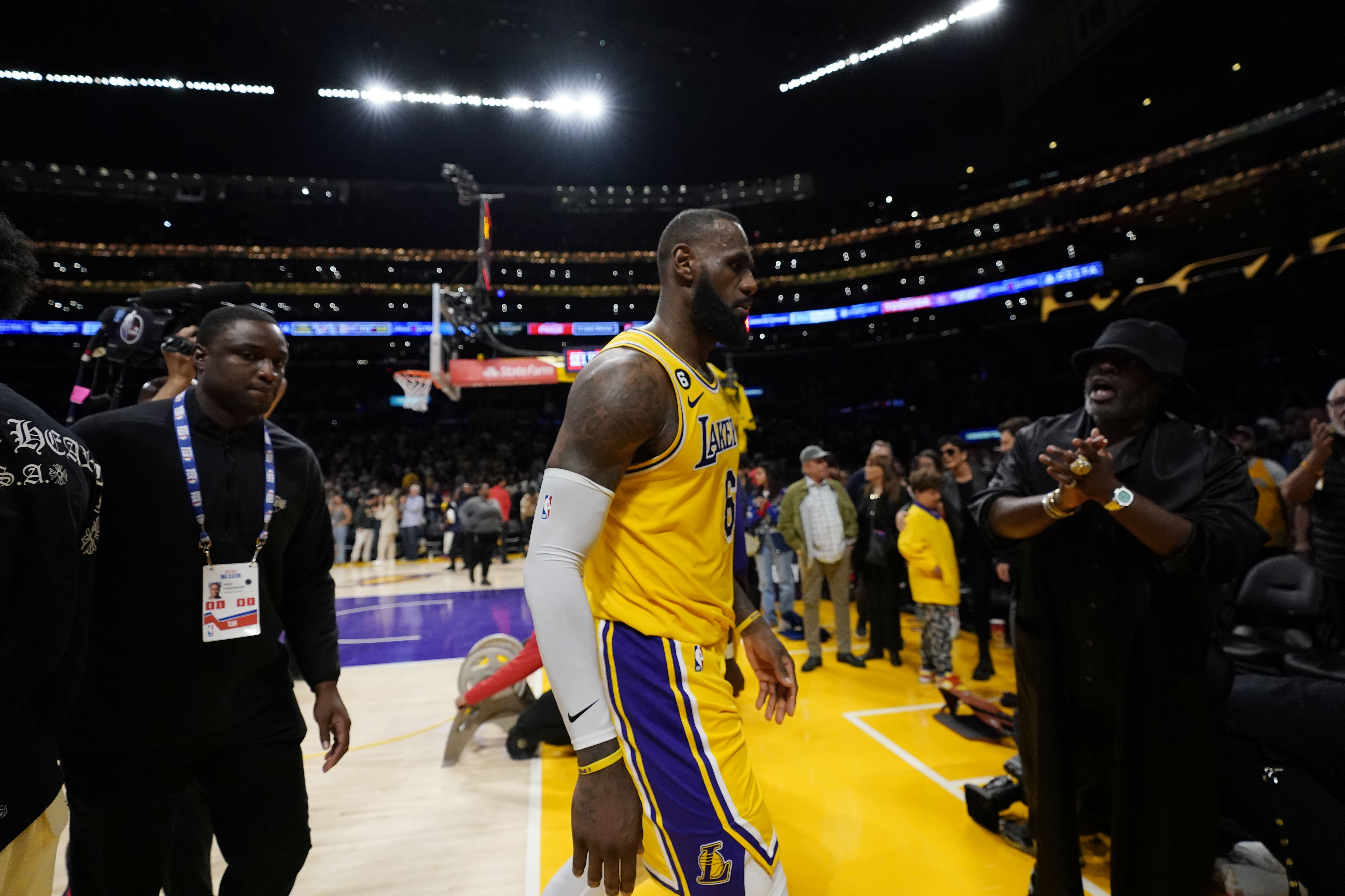 LeBron questions retirement after Lakers are eliminated from