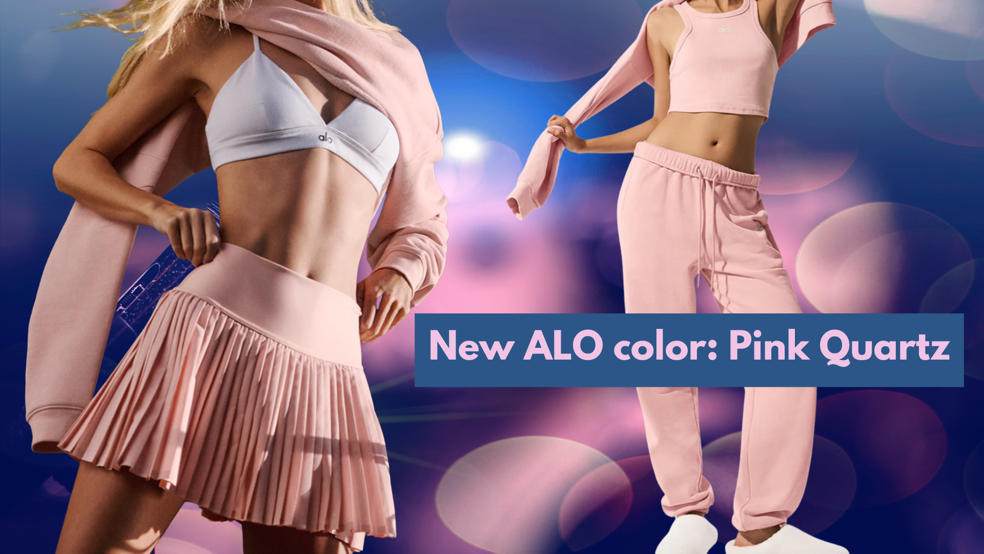 ALO Yoga new color drop! Pink Quartz is the fresh hue your