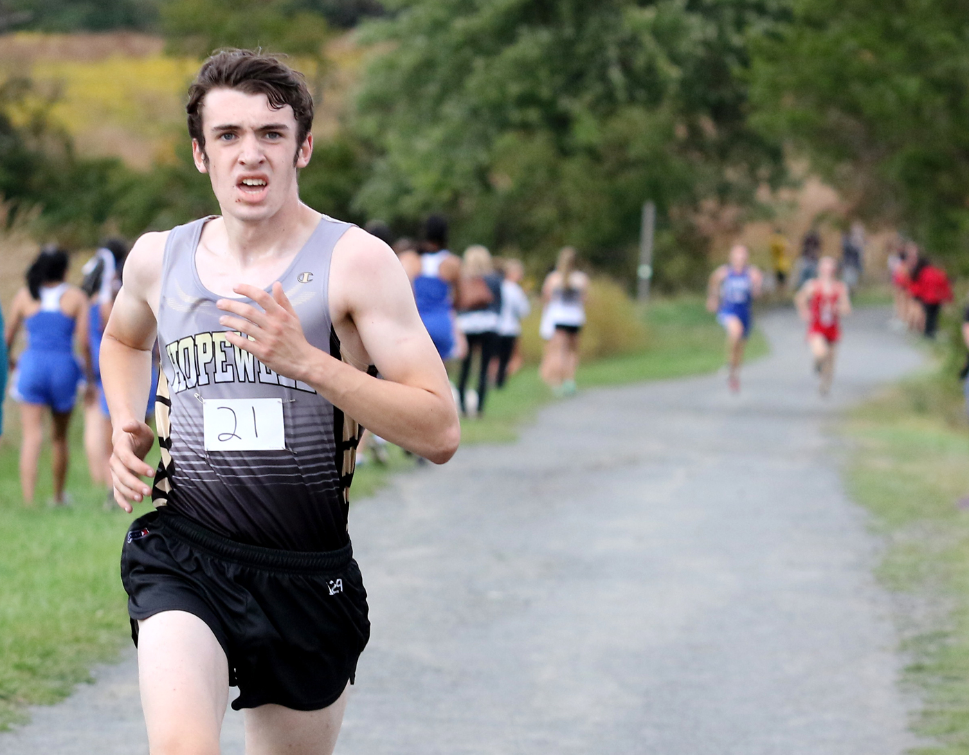 High School Boys and Girls Cross Country Meet held at Reed Bryan Farm ...