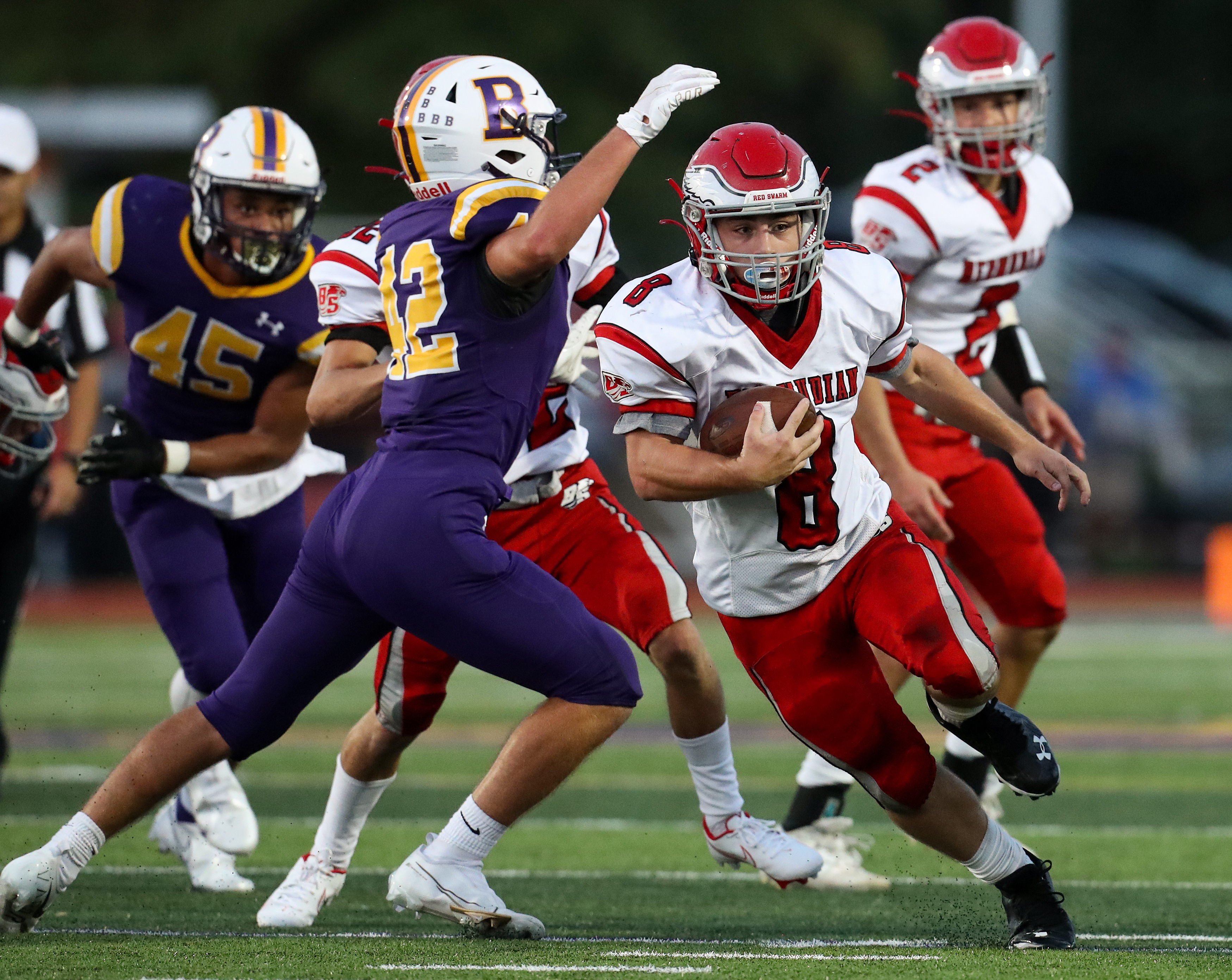 Boiling Springs' Carson Garvey caps Bubbler football career in