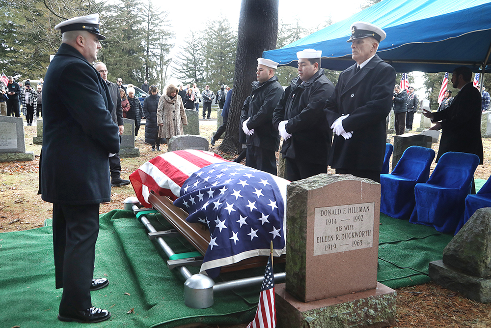 The burial of Holyoke native Pharmacist’s First Mate 2nd Class Merle ...