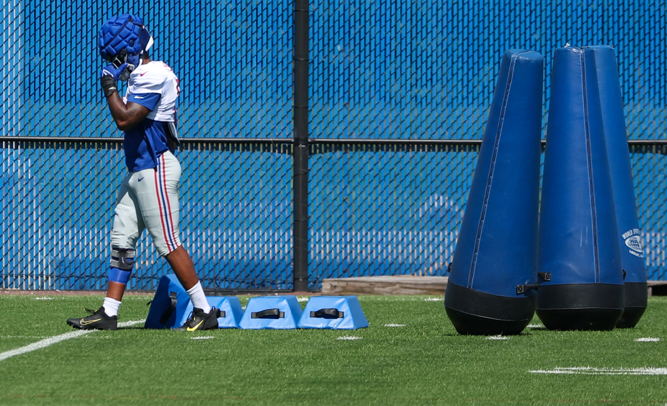 Giants' Dane Belton keeps flashing ability to force turnovers