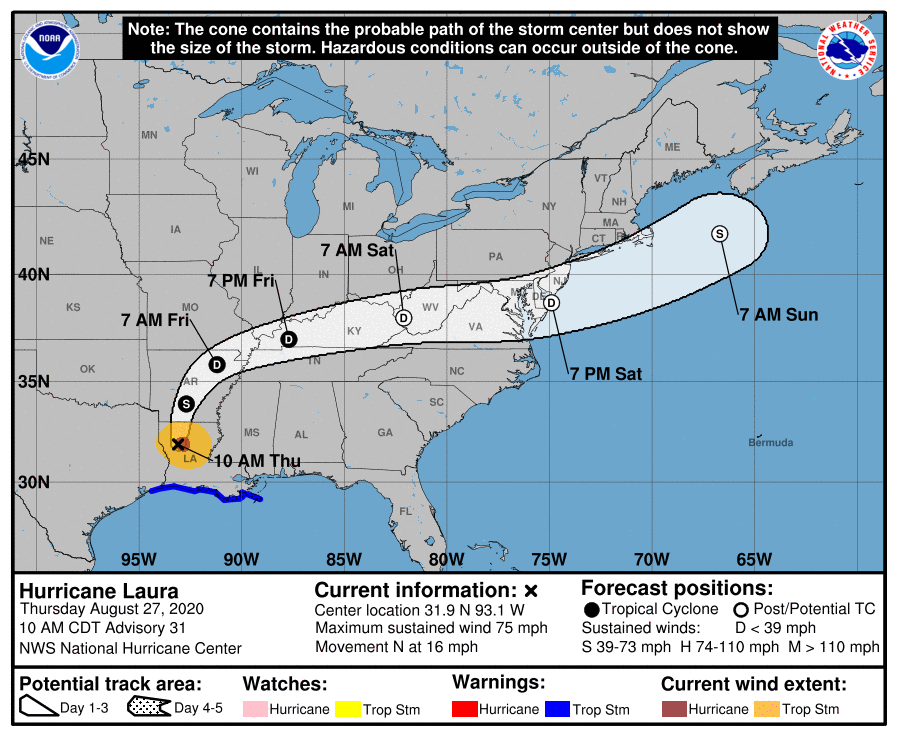 Hurricane Laura downgraded to Category 1; Storm still deadly, though ...