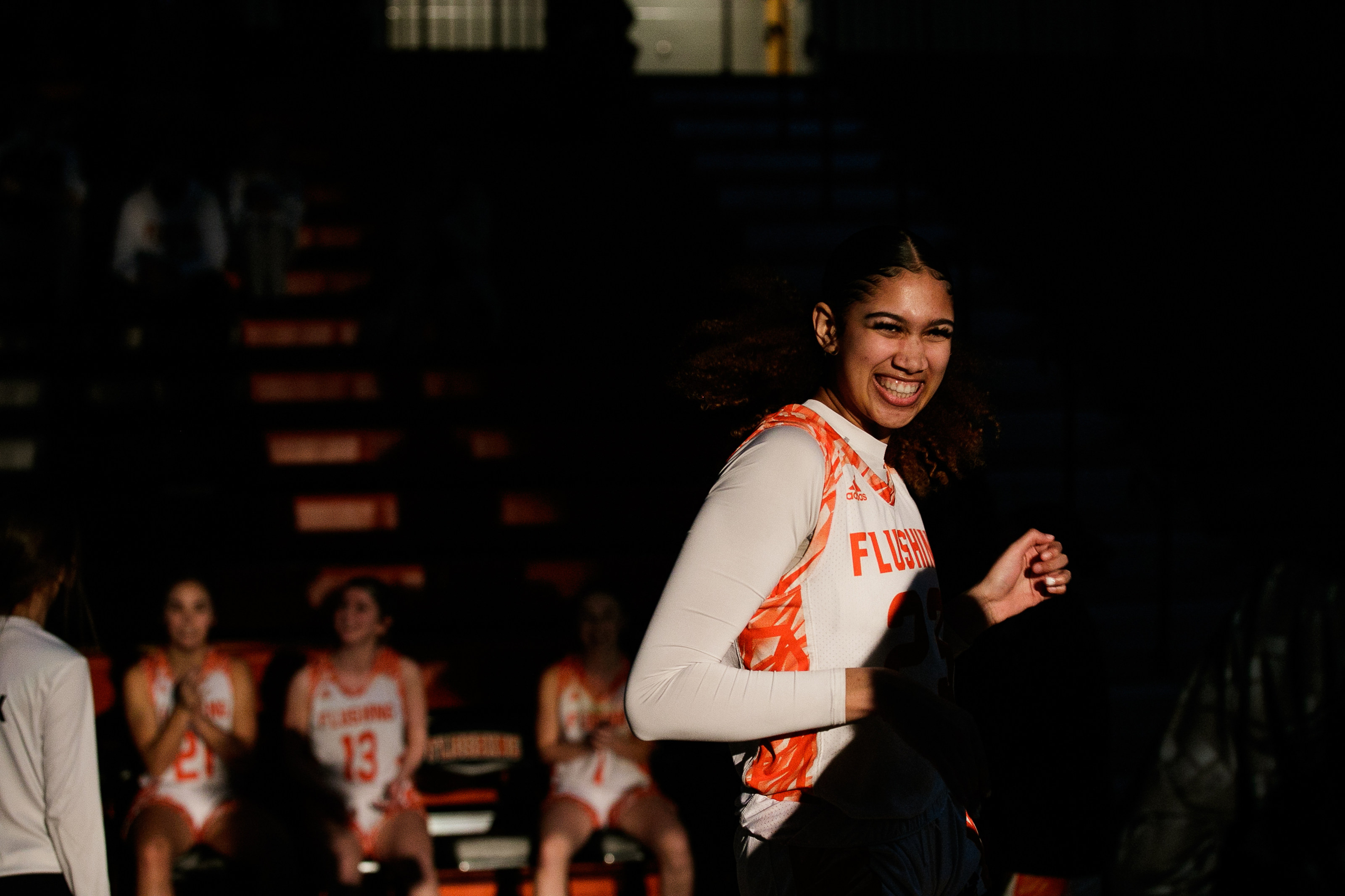 Flushing girls varsity basketball defeats Lake Fenton
