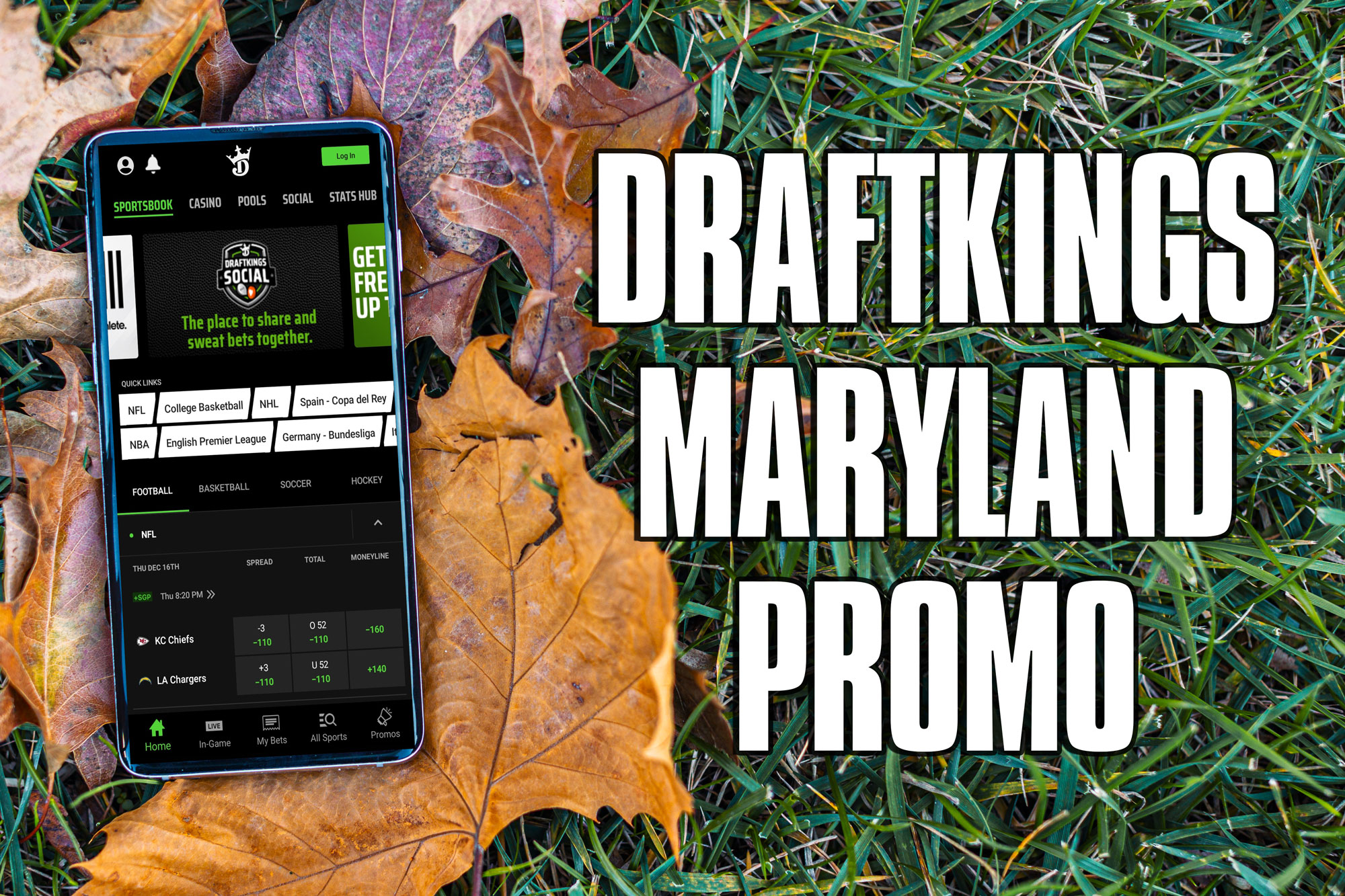 DraftKings Maryland promo code for Bills-Patriots kicks off NFL Week 13 