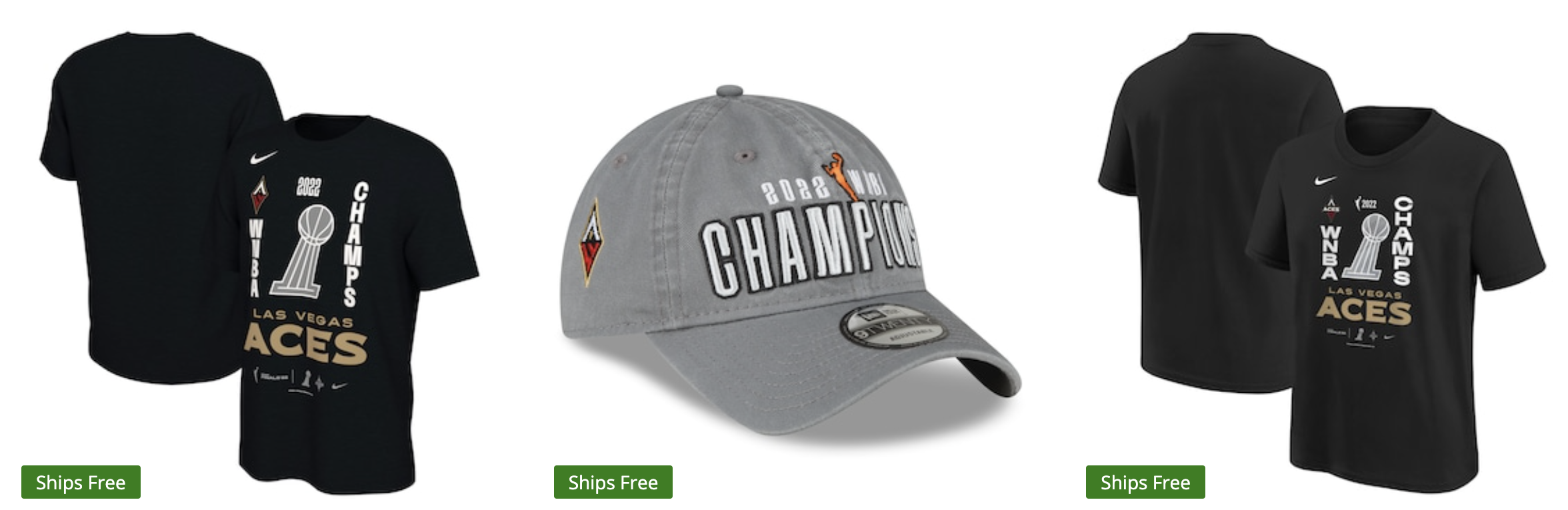 Hoopfeed.com 🏀 on X: Las Vegas Aces championship gear is now