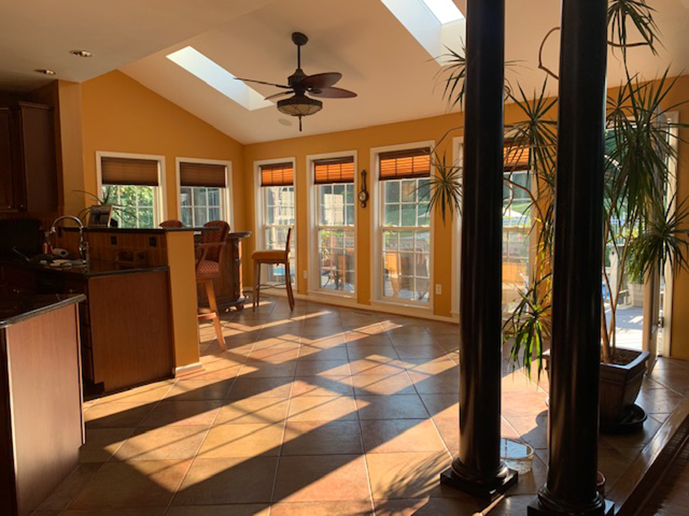 Brick Camillus home sits atop a hill overlooking six acres