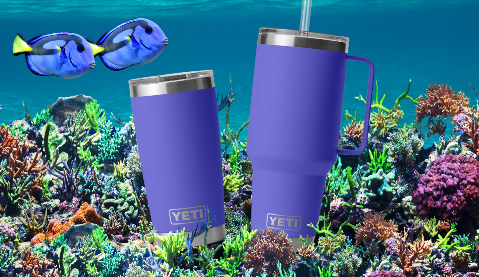 Life's better at the beach with Yeti's Rambler tumbler in the new