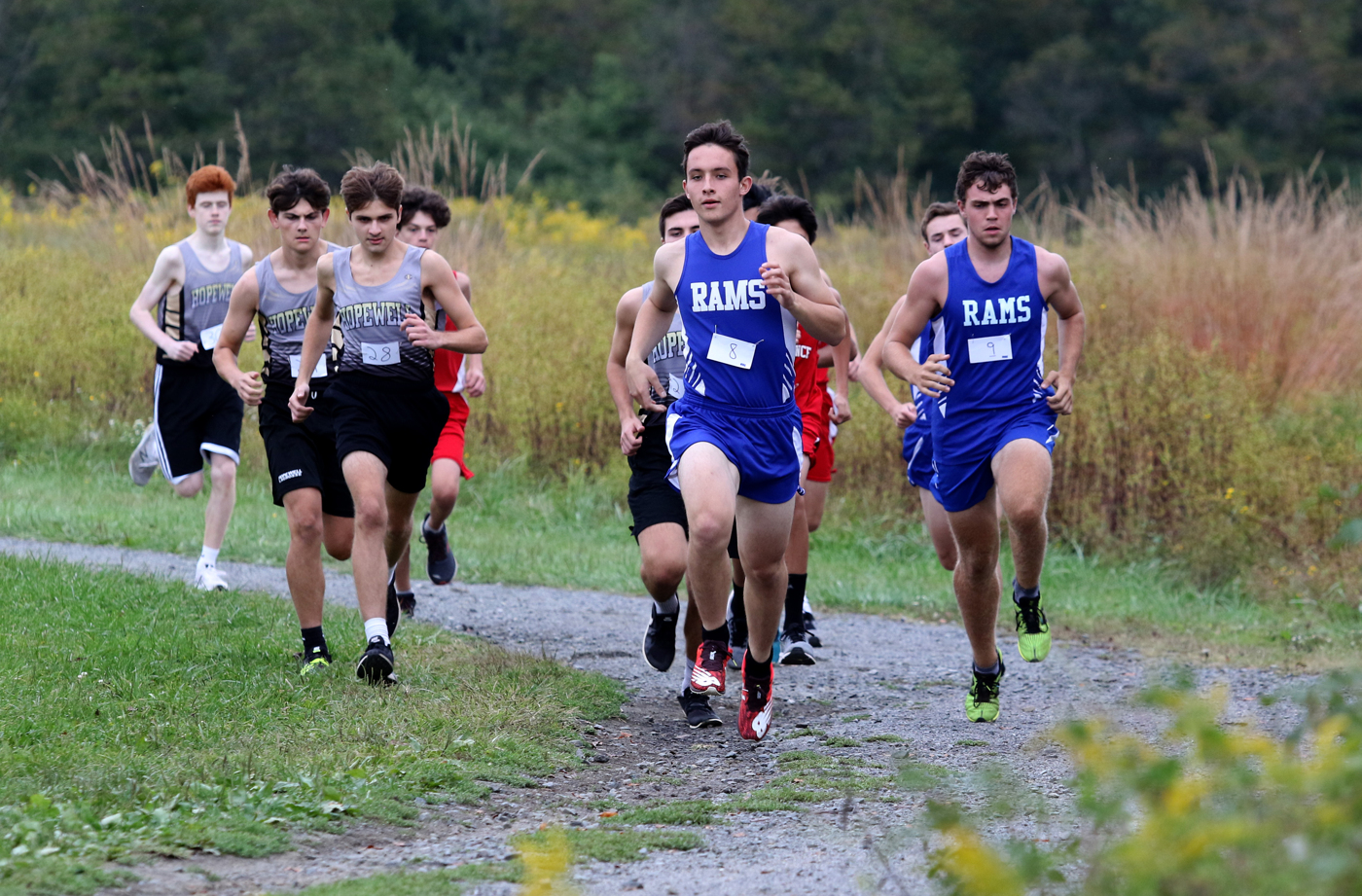 High School Boys and Girls Cross Country Meet held at Reed Bryan Farm