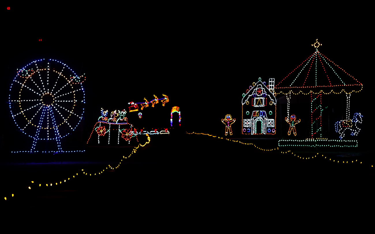 South Jersey Holiday Light Show at Bridgeport Speedway