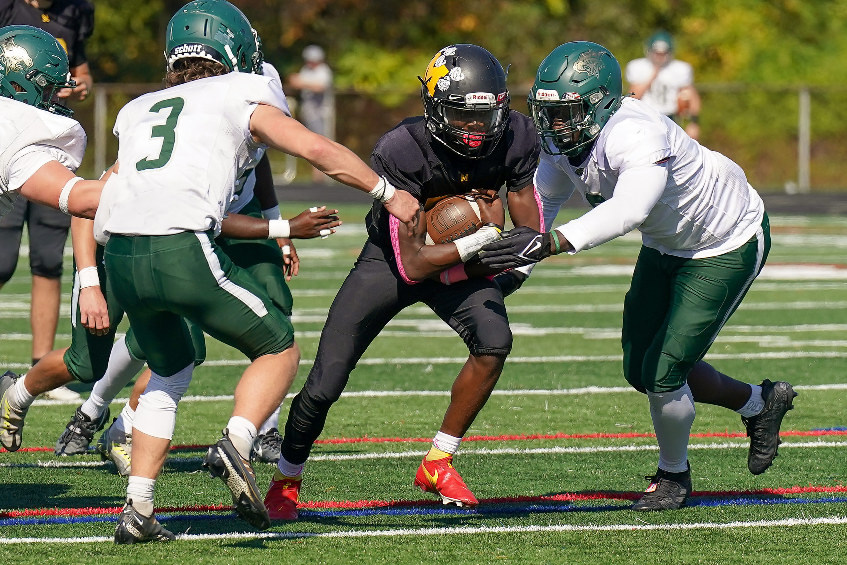 Football: Pinelands Regional vs Monmouth Regional on October 15