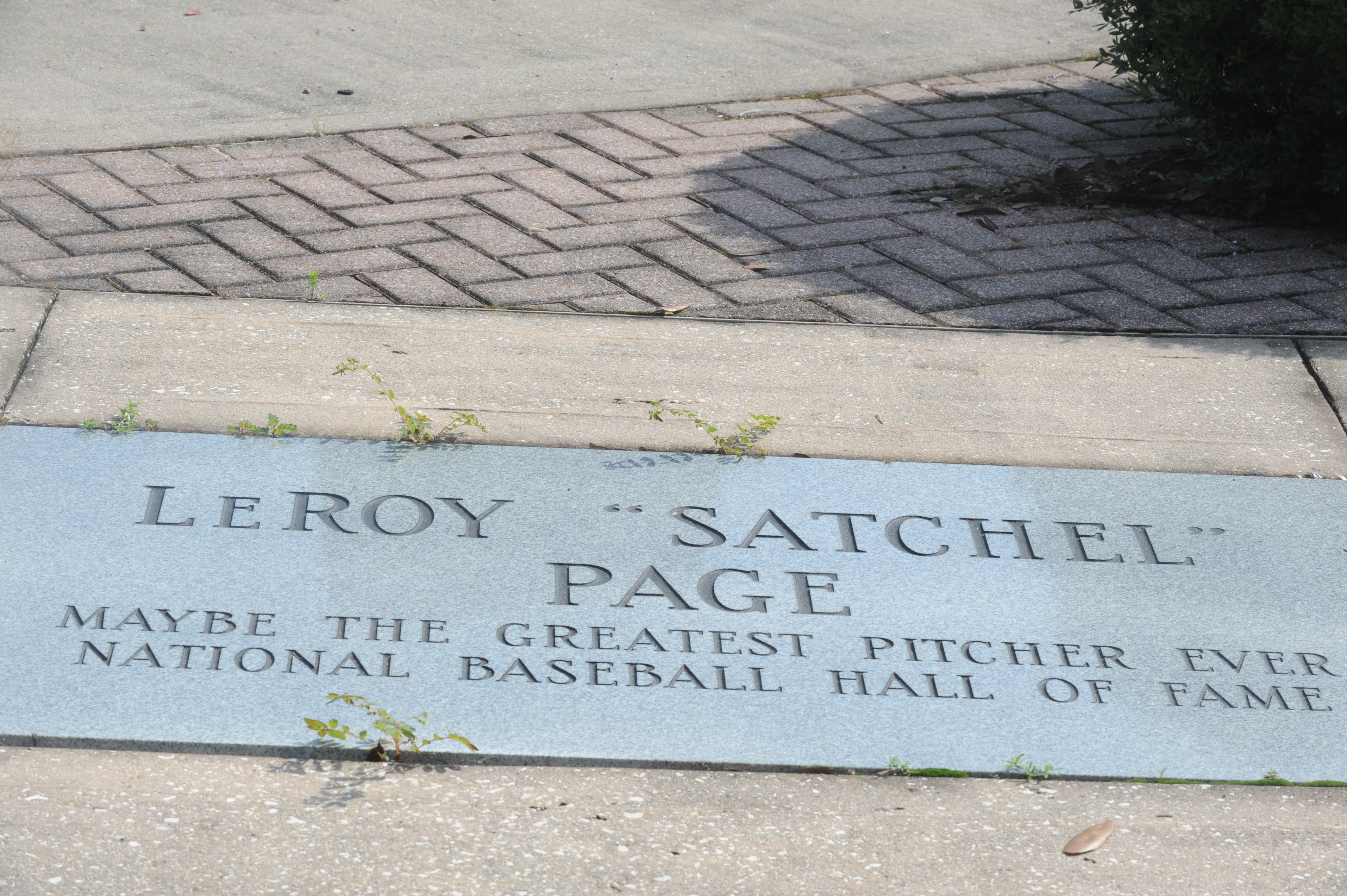 Leroy Robert Satchel Paige Historical Marker