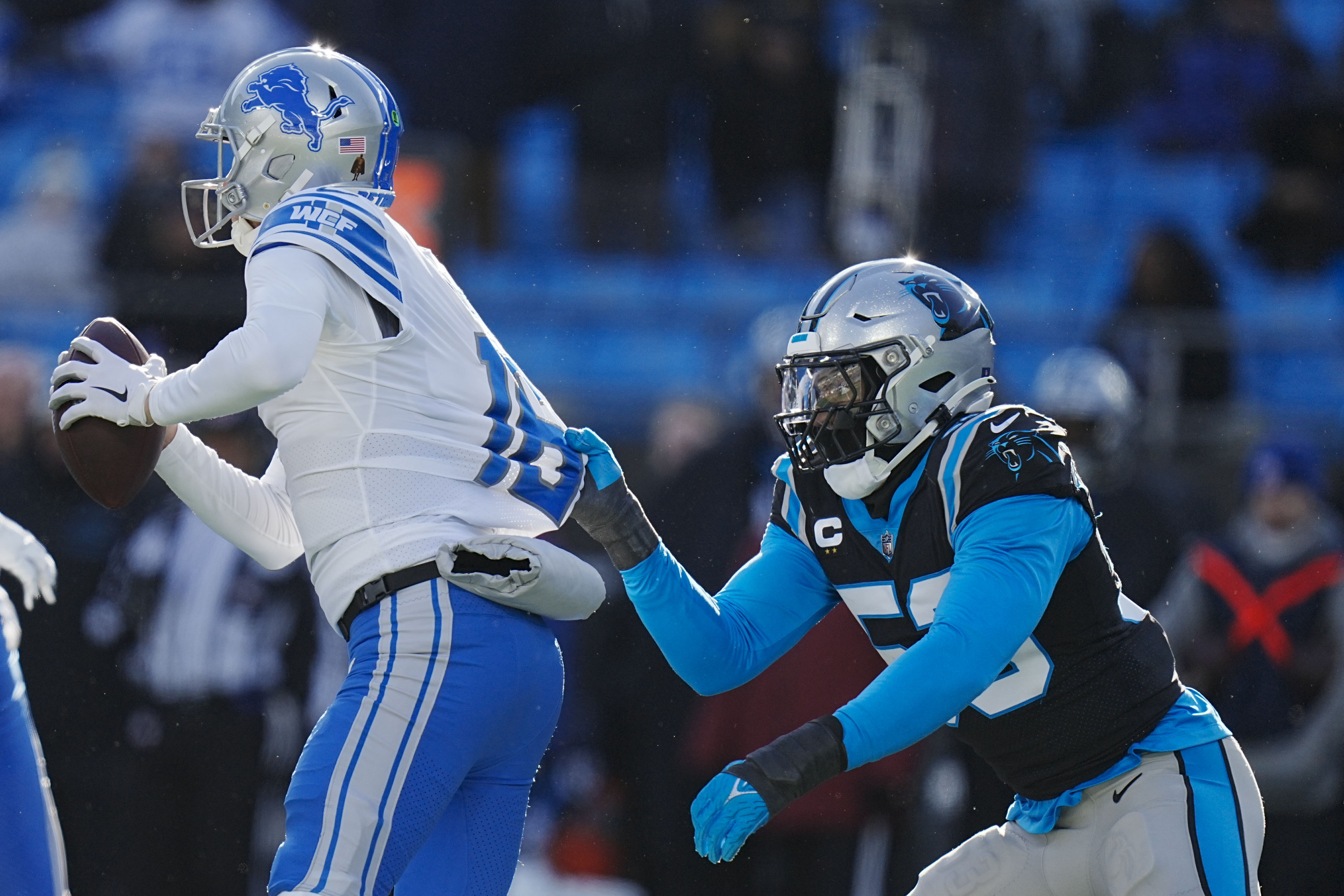 Panthers agree with Detroit Lions' complaints about frozen turf