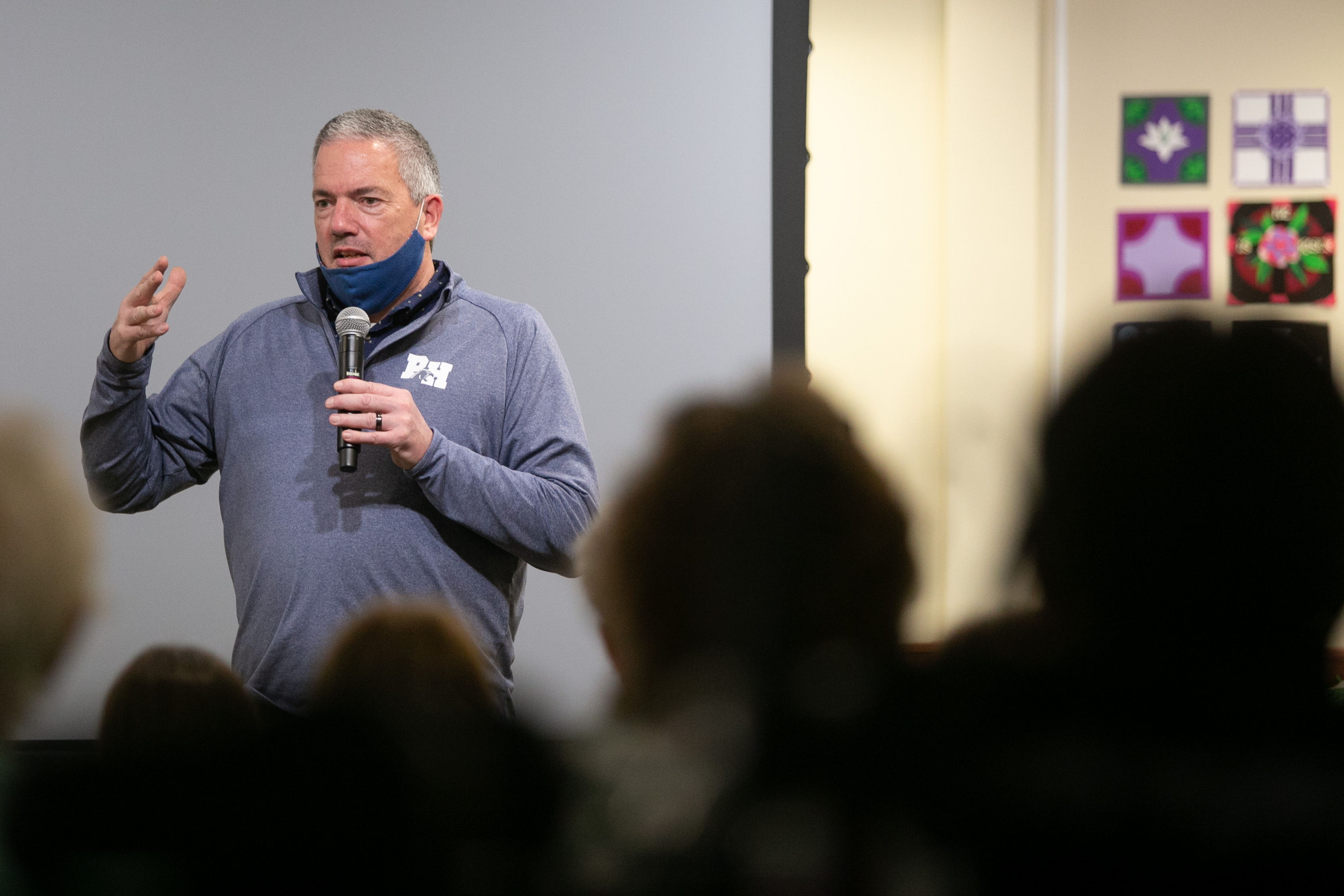 Potter’s House students perform talent show for Covenant Living penpals