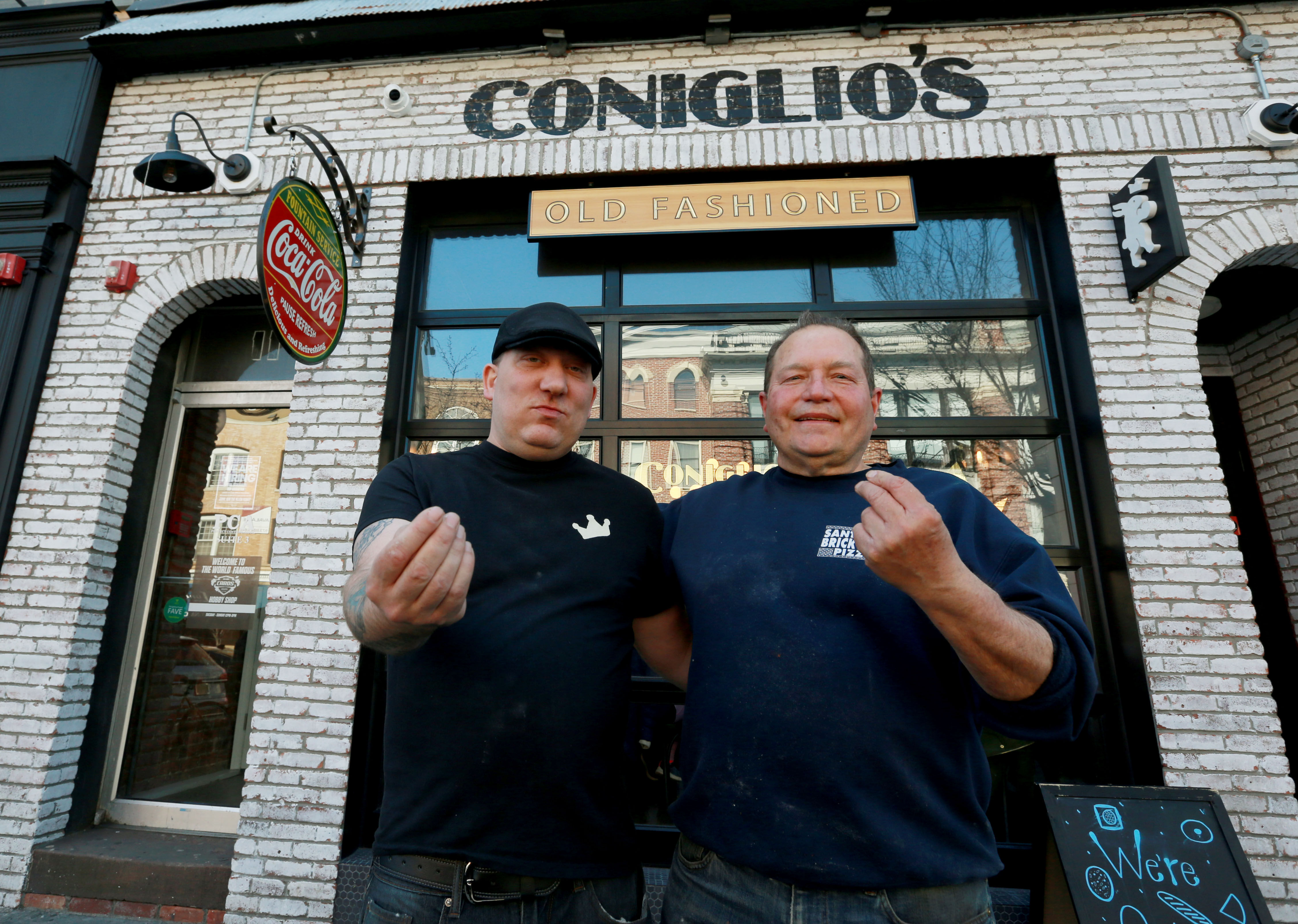 Pizza maker Al Santillo is making pizza at Coniglio’s as his place is ...